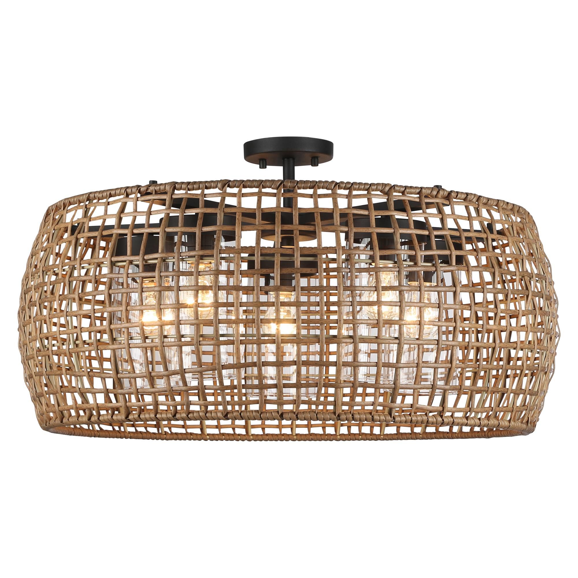 Piper 28 Inch Outdoor Flush Mount by Golden Lighting