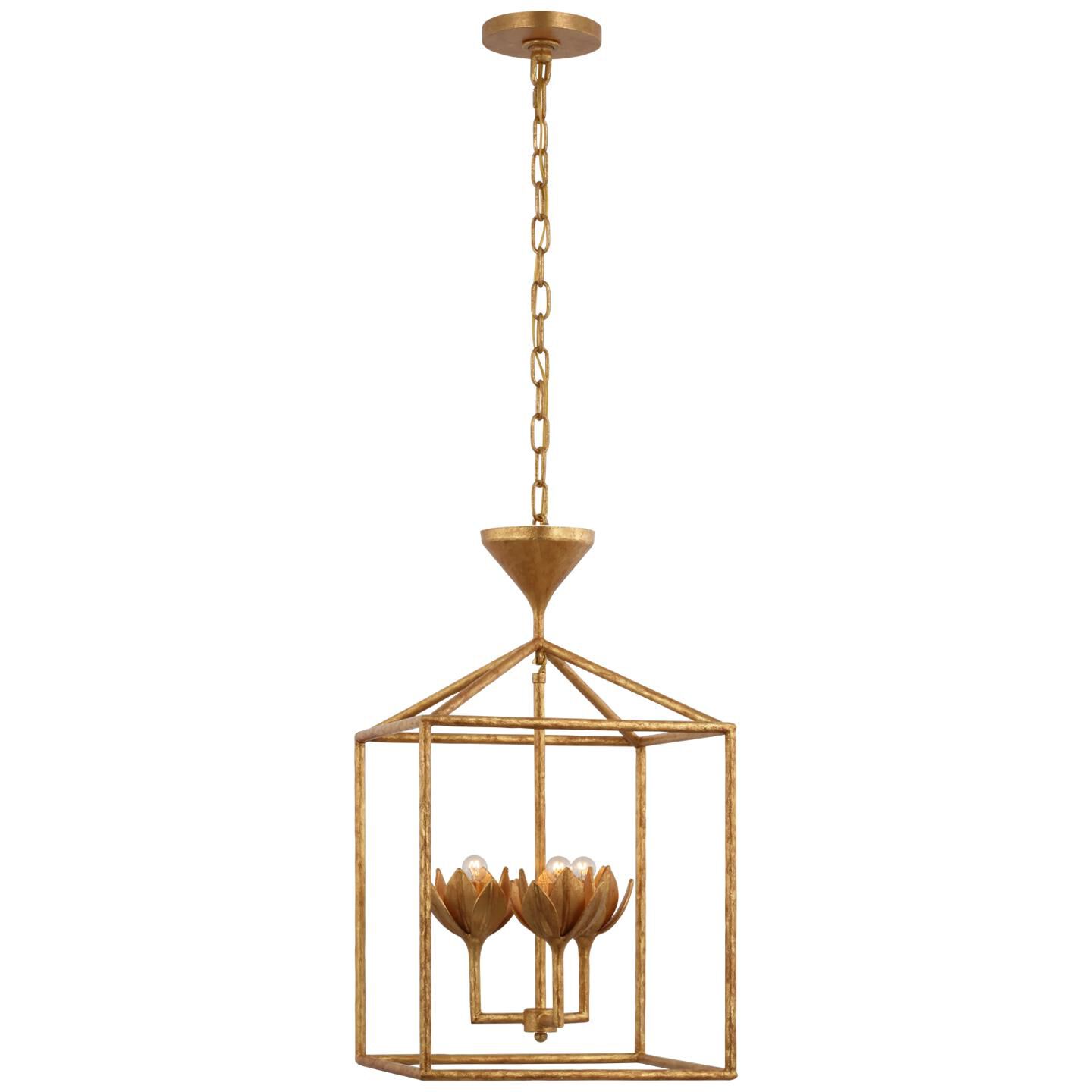 Julie Neill Alberto 14 Inch LED Cage Pendant by Visual Comfort Signature Collection