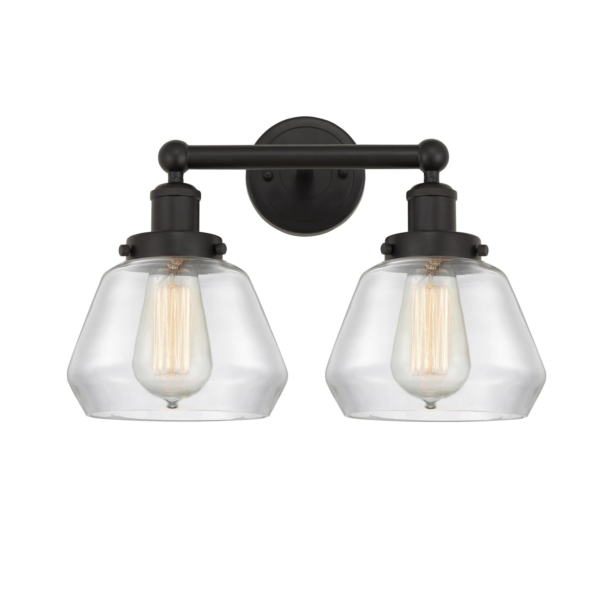 Shown in Oil Rubbed Bronze, Clear finish and Clear glass and Clear Glass shade