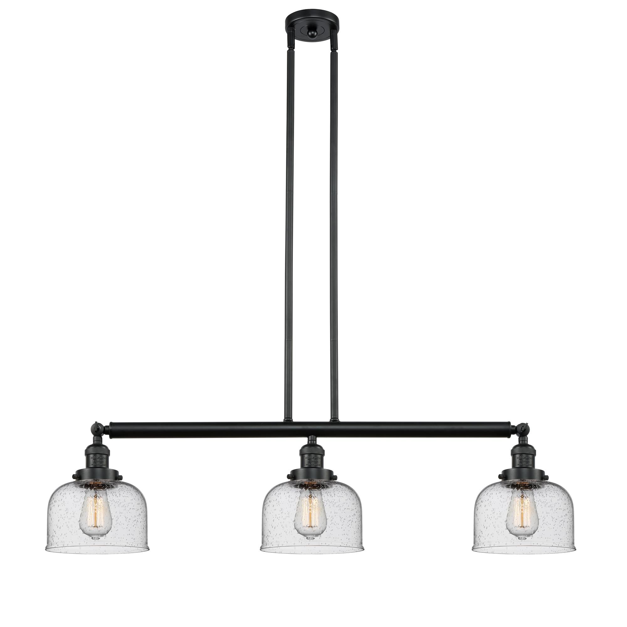 Shown in Matte Black finish and Seedy glass