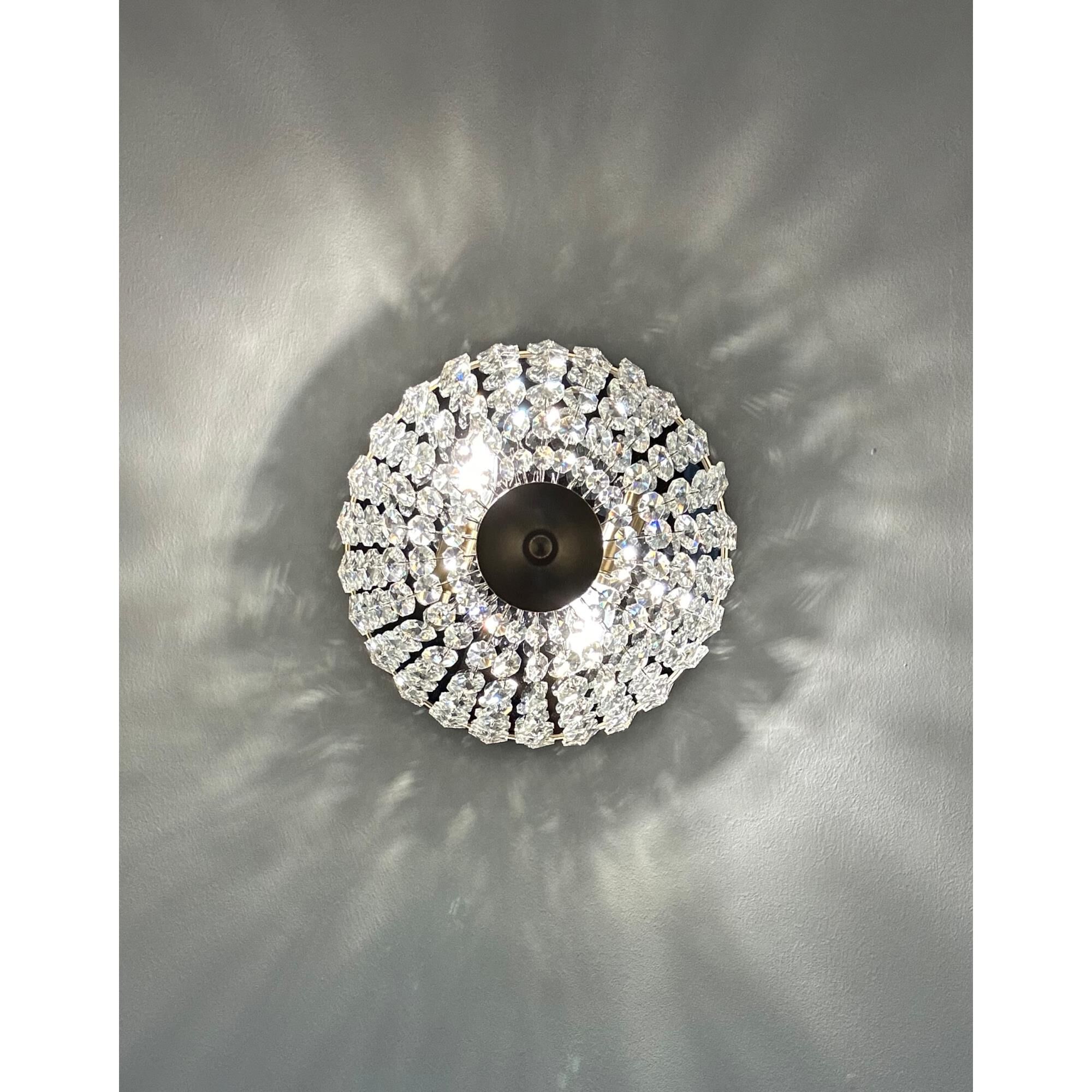 Nola 14 Inch 3 Light Flush Mount by Crystorama