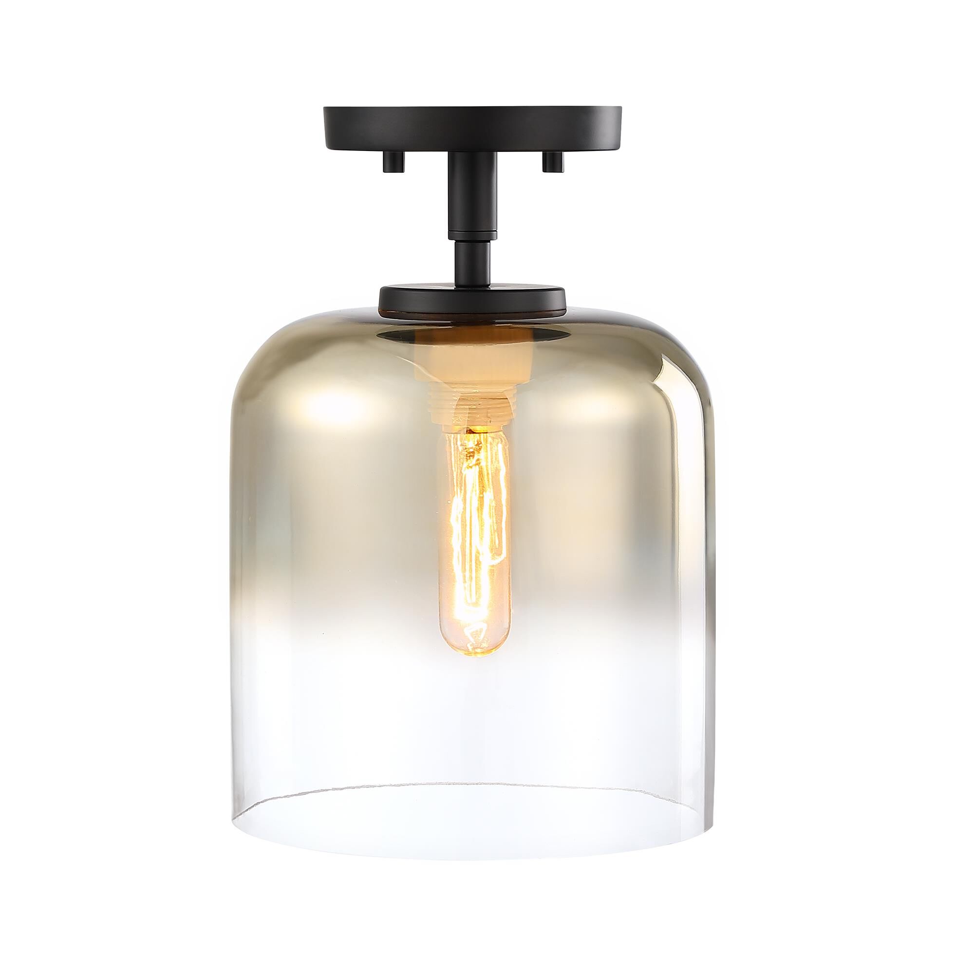 Gatsby 9 Inch Semi Flush Mount by Designers Fountain