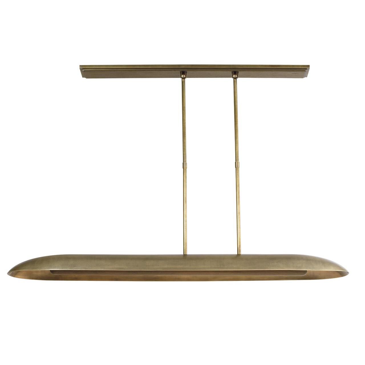 Shown in Mottled Brass And Warm Walnut finish