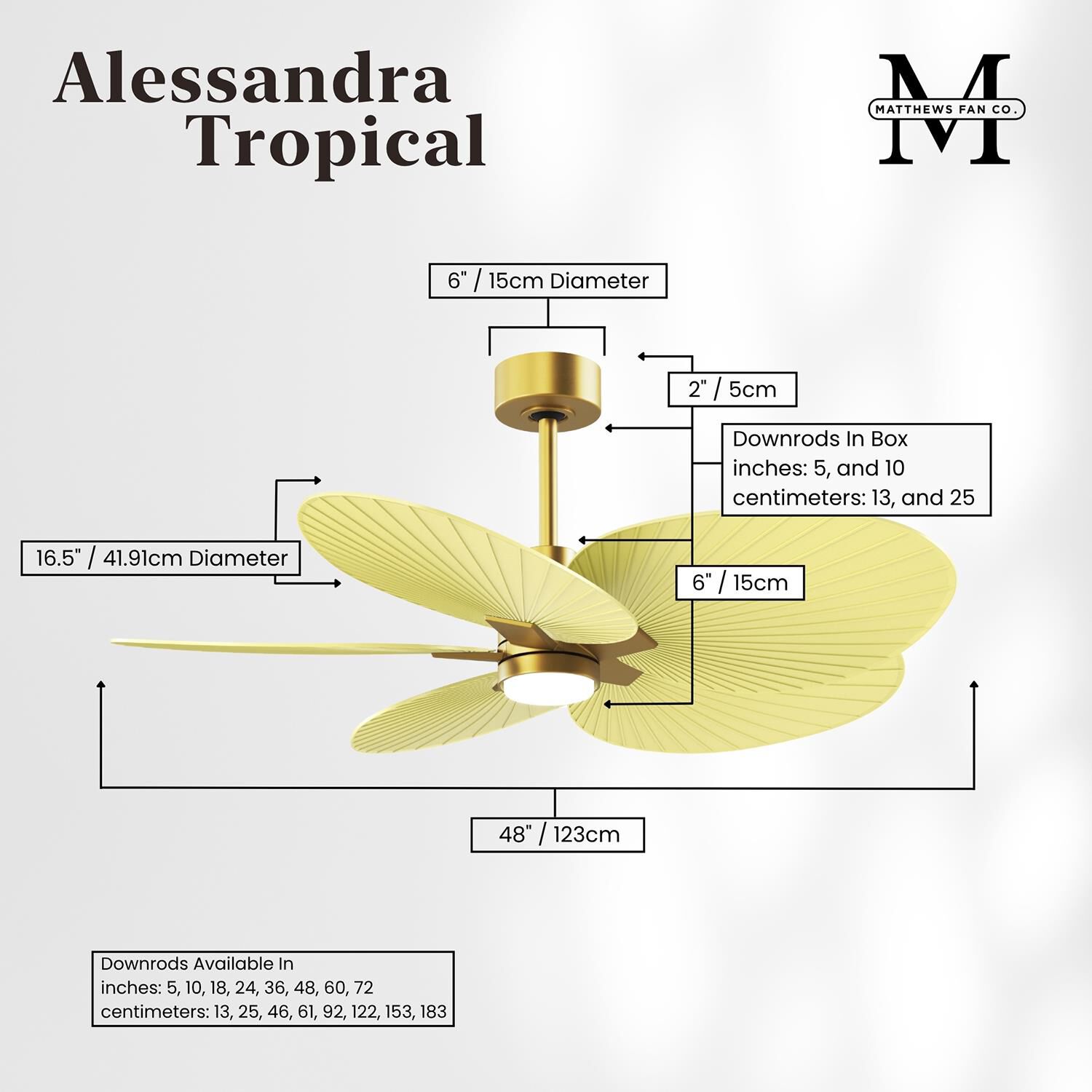 Shown in Brushed Brass finish