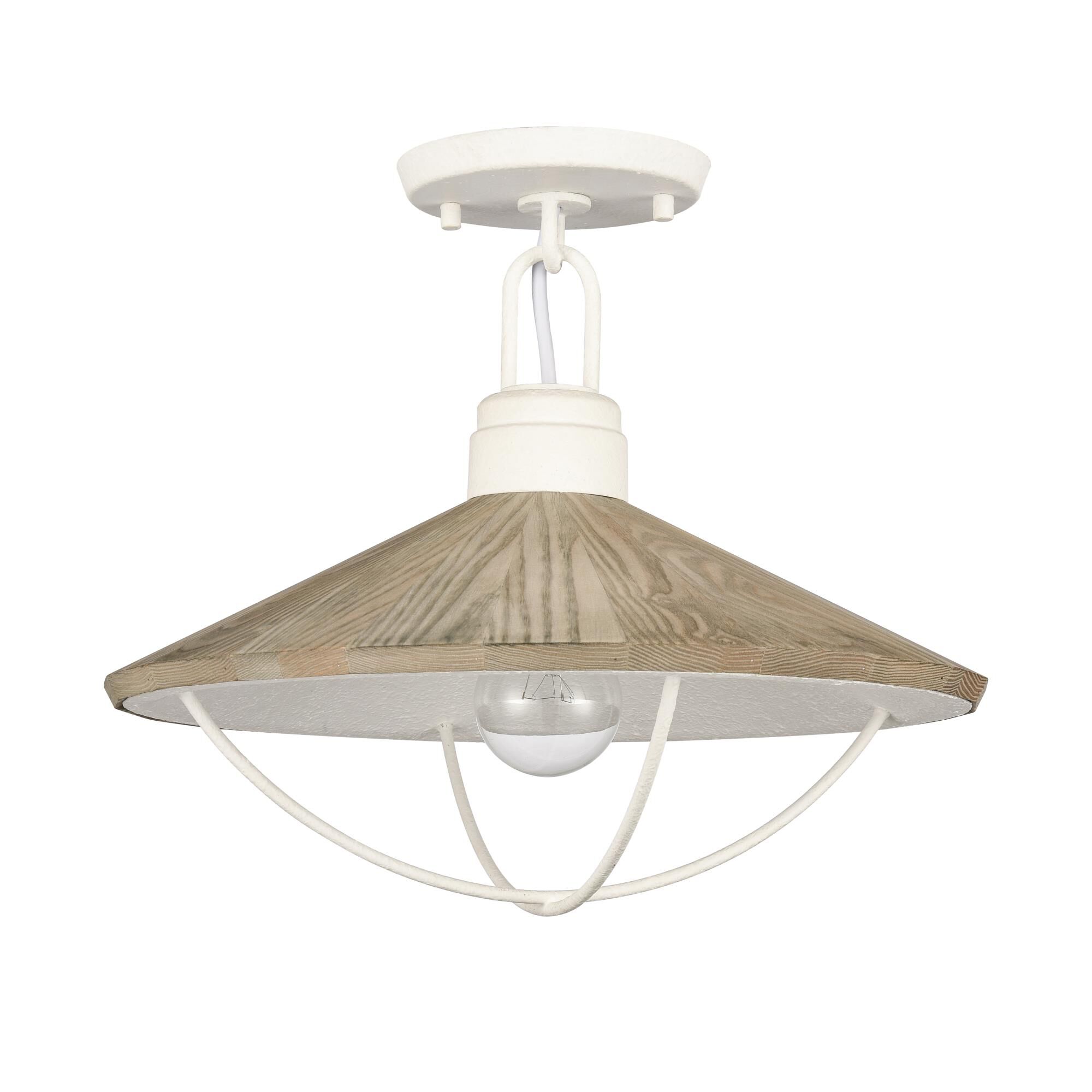 Cape May 14 Inch 1 Light Semi Flush Mount by ELK Home