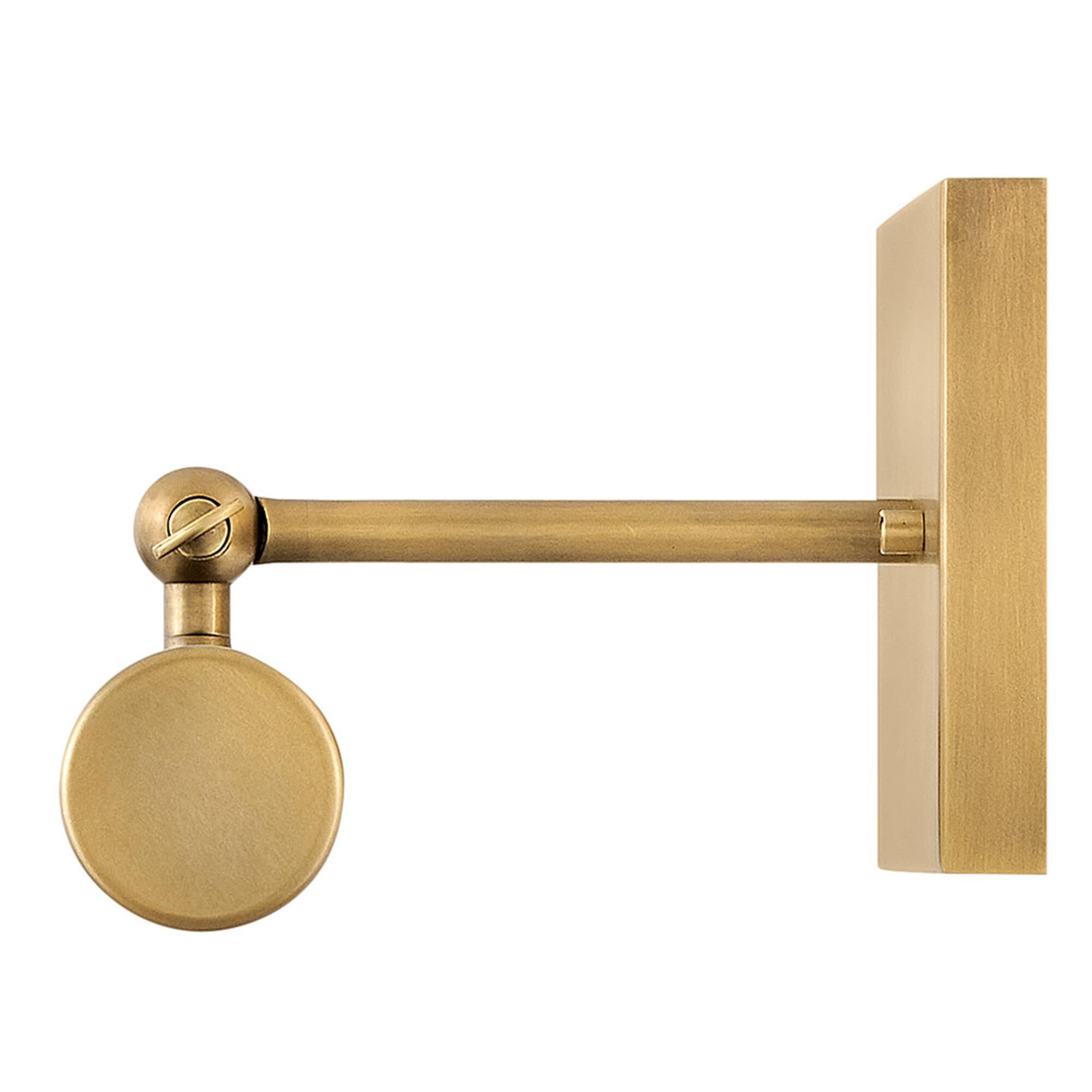 Shown in Heritage Brass finish and Acrylic Lens glass