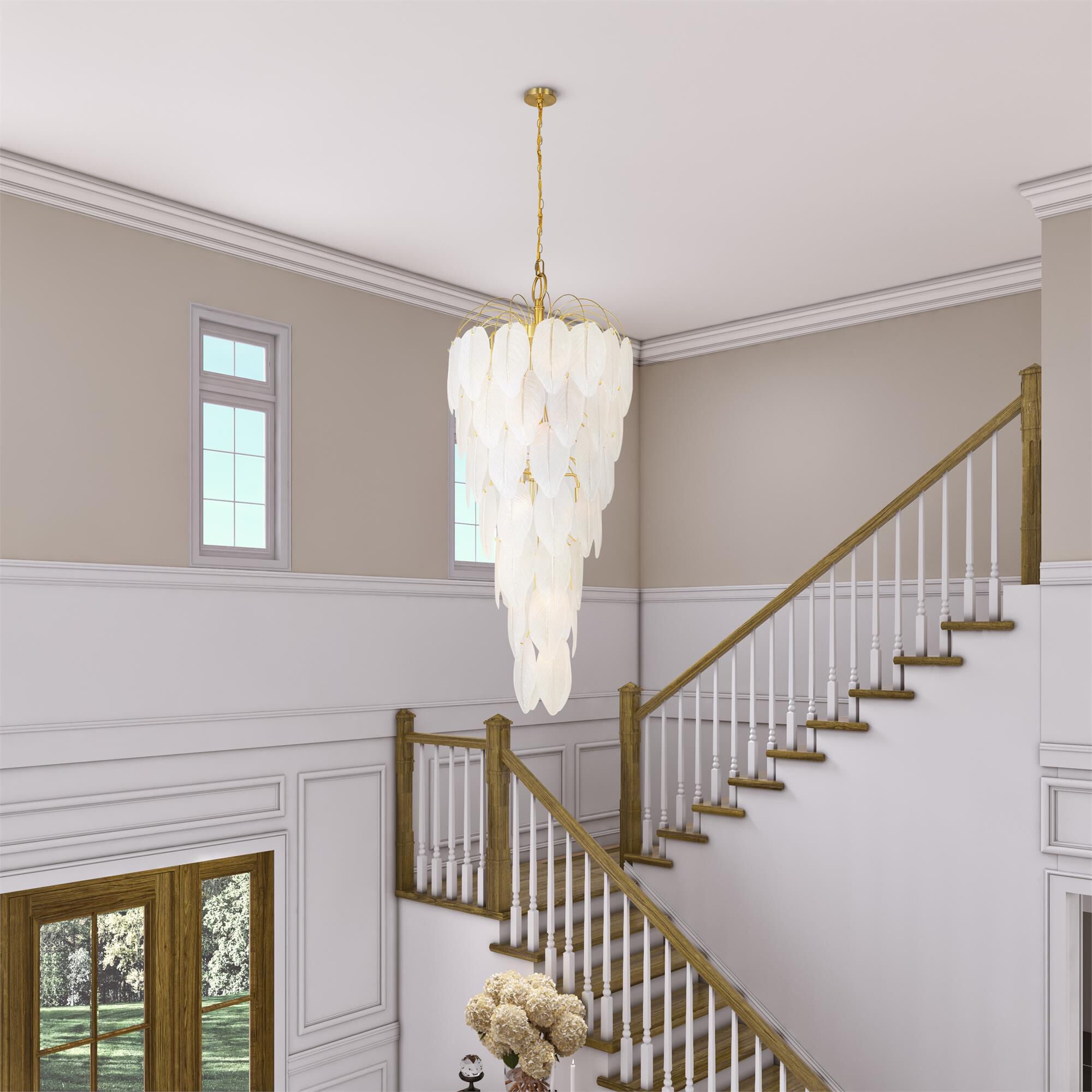 Shown in Brushed Brass finish