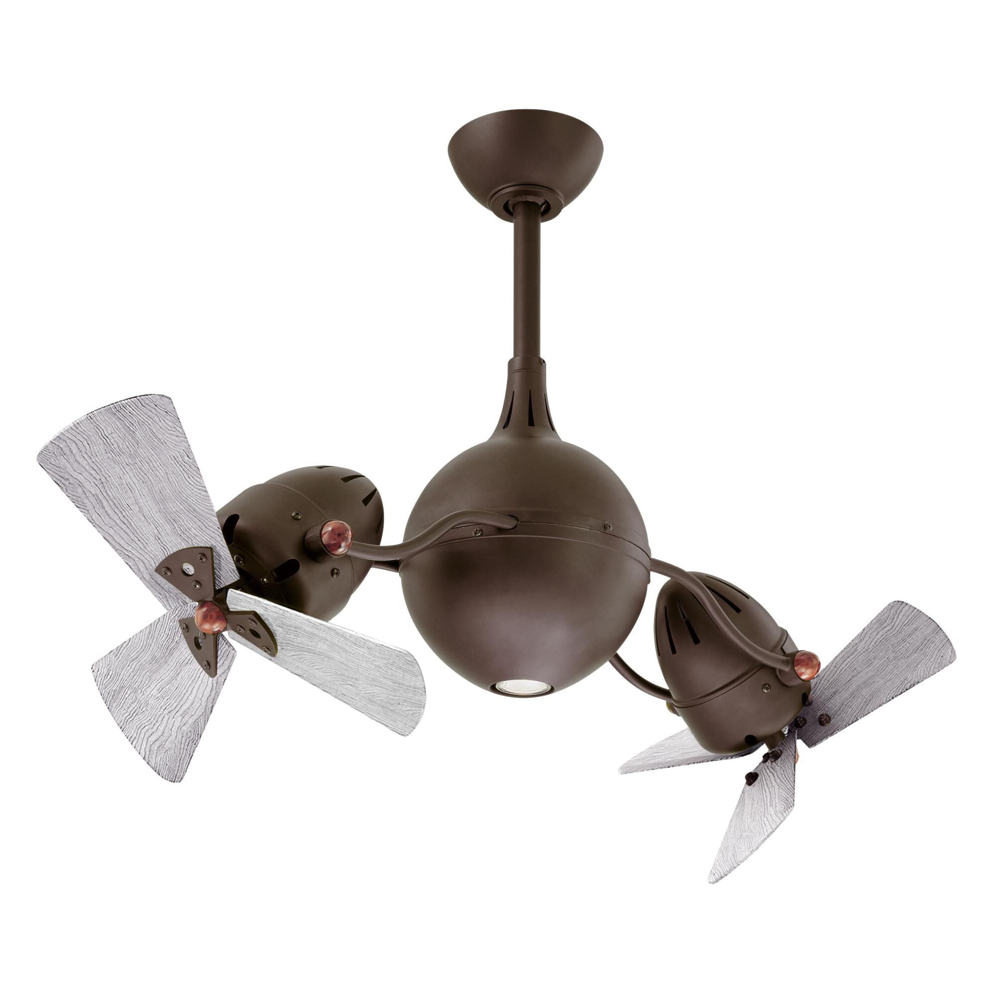 Acqua 13 Inch Multi Head Ceiling Fan with Light Kit by Matthews Fan Company