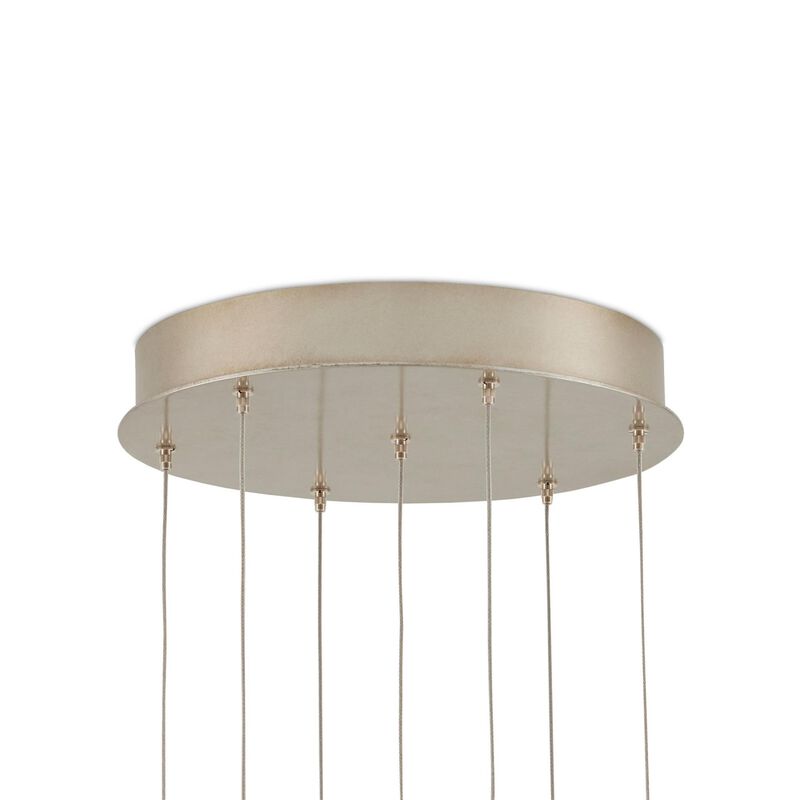 Glace 15 Inch 7 Light Multi Light Pendant by Currey & Company