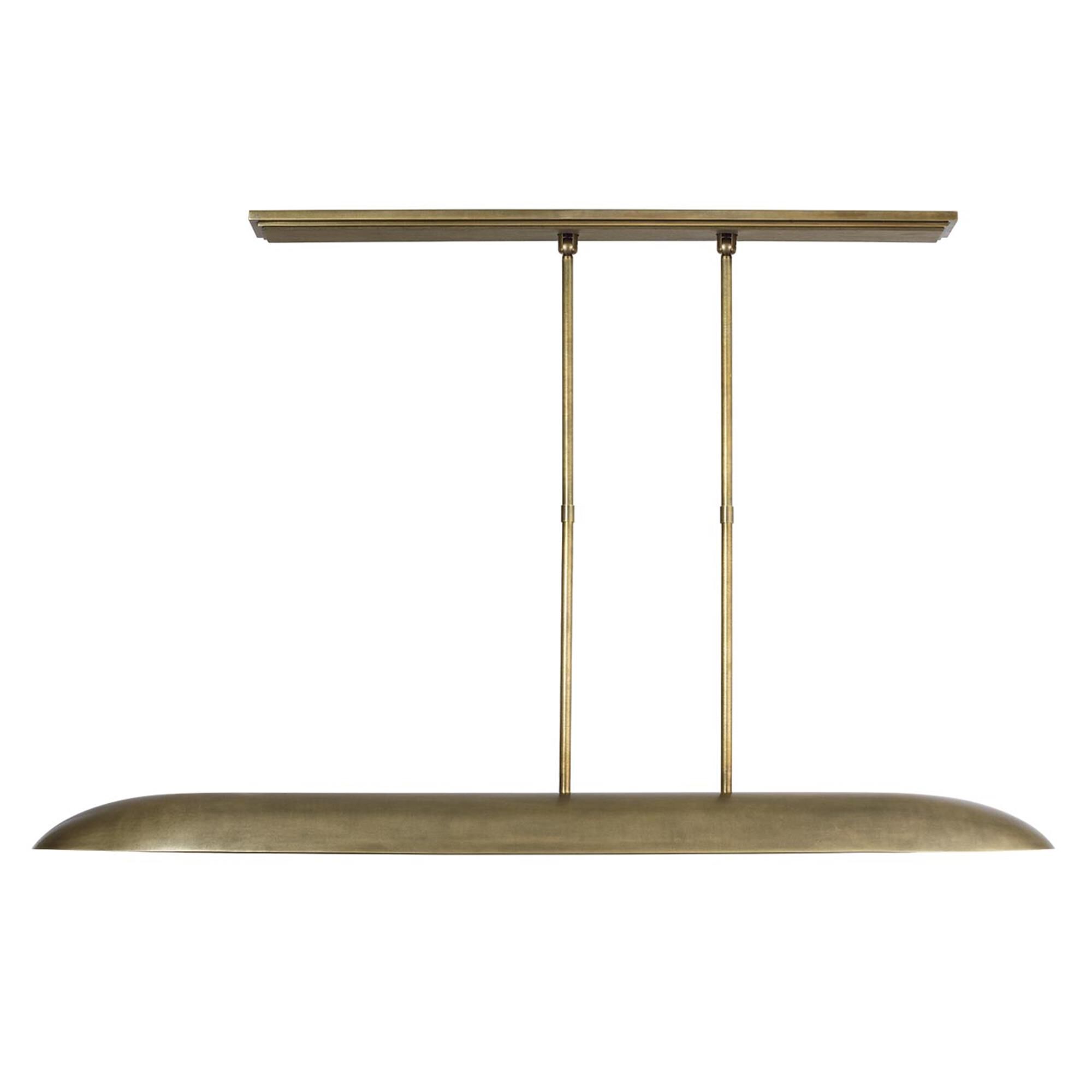 Shown in Mottled Brass And Warm Walnut finish