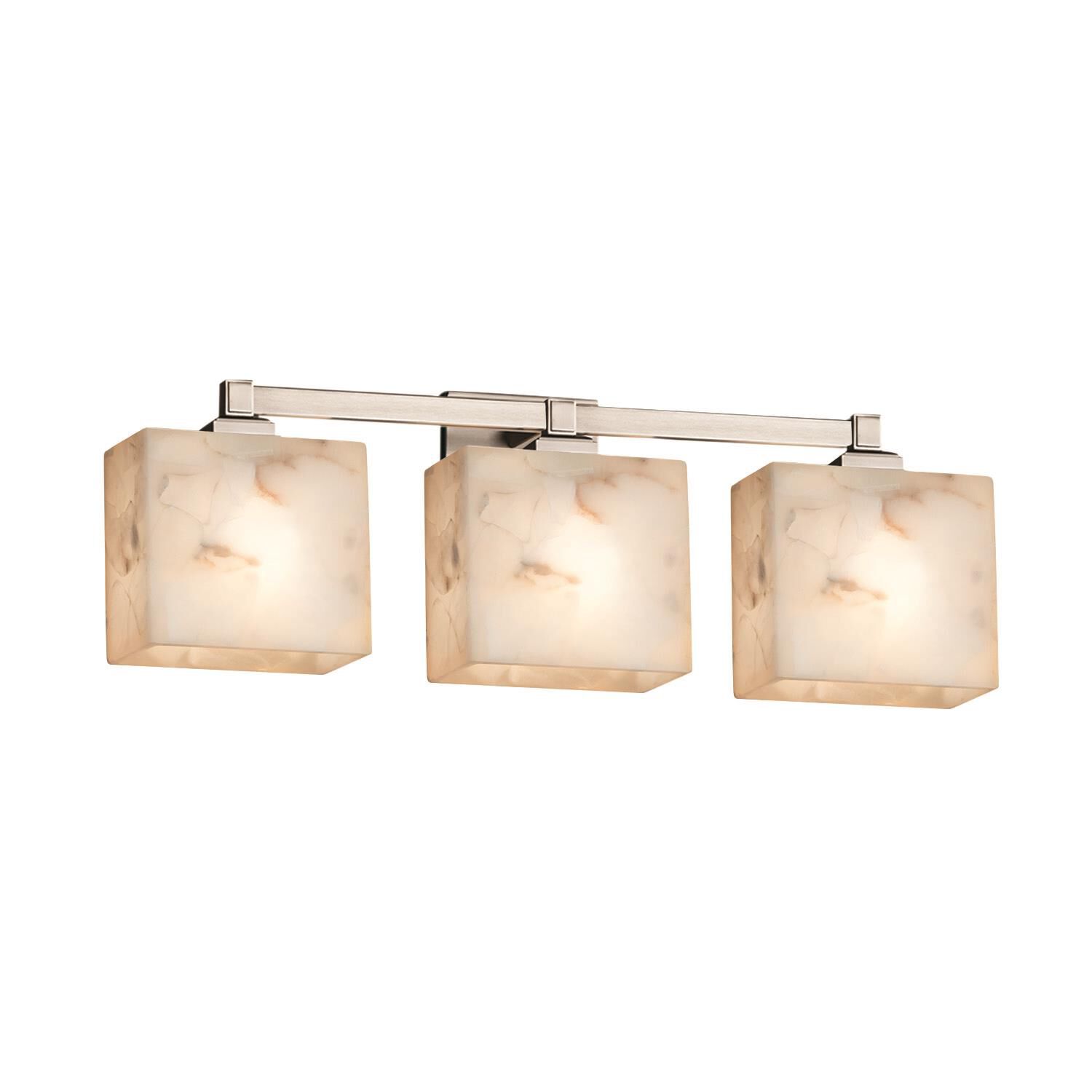 Alabaster Rocks! 23 Inch 3 Light Bath Vanity Light by Justice Design Group