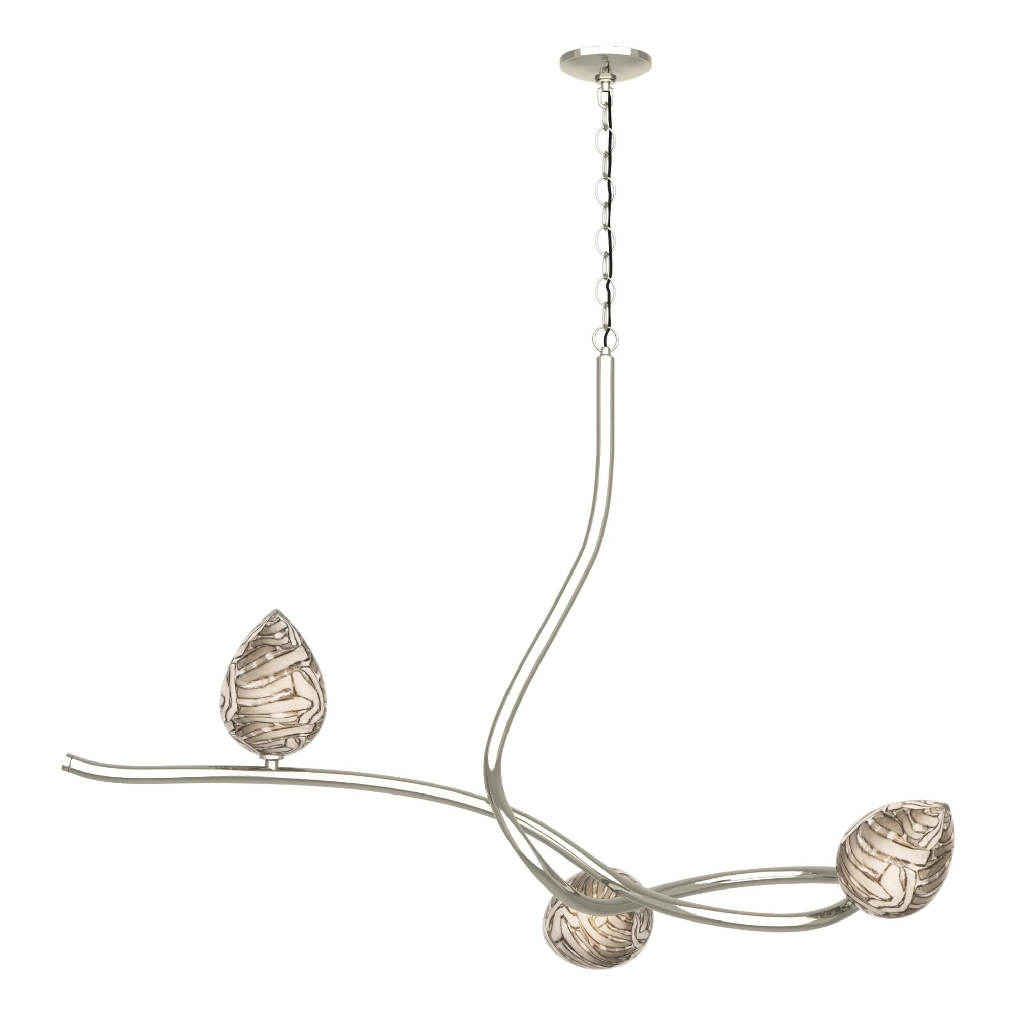 Floret 45 Inch 3 Light Linear Suspension Light by Hubbardton Forge