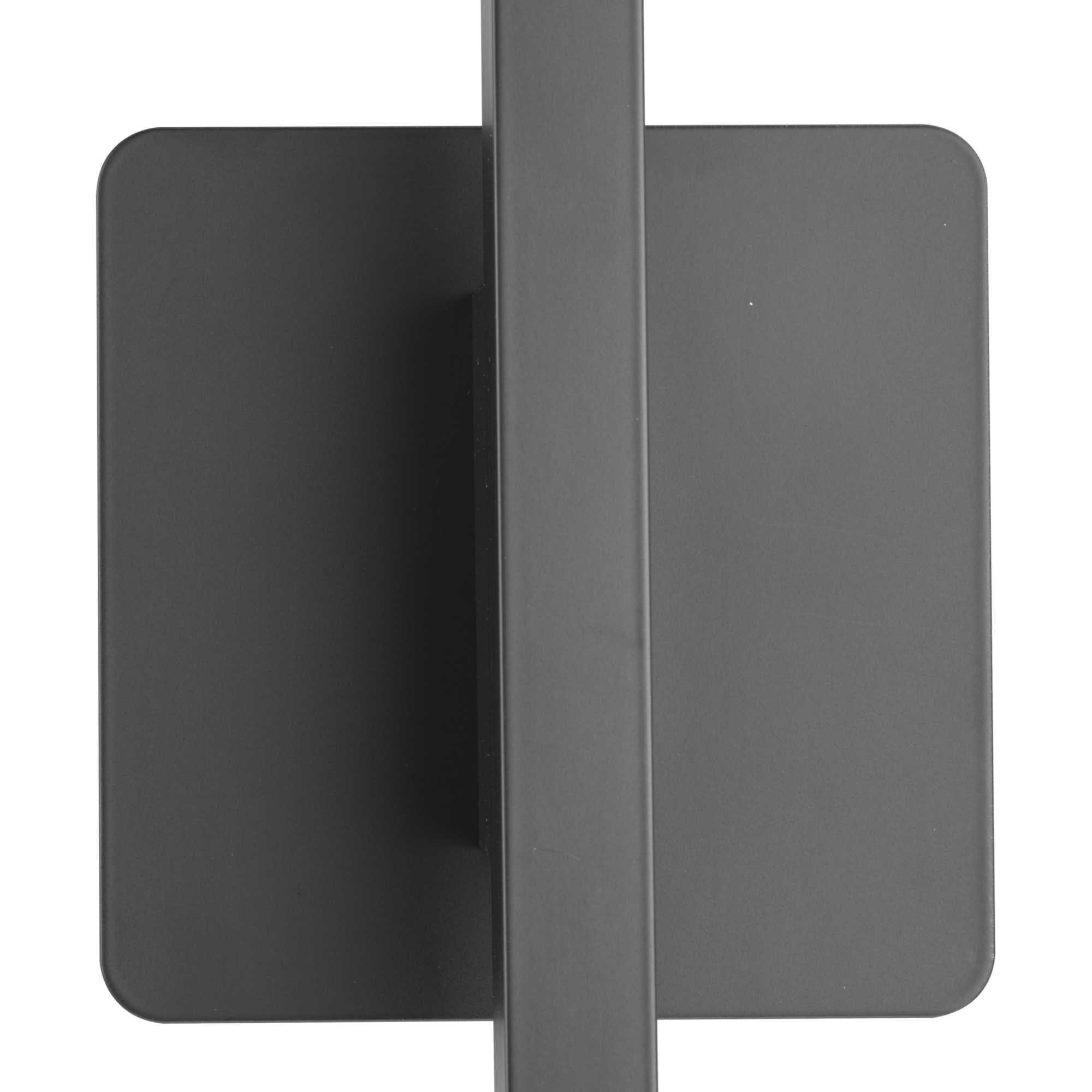 Shown in Matte Black finish and White glass