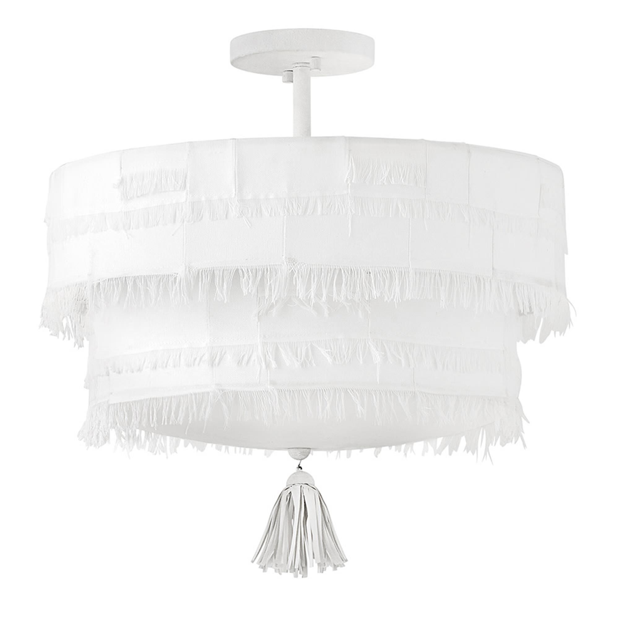 Baya 18 Inch 4 Light Semi Flush Mount,