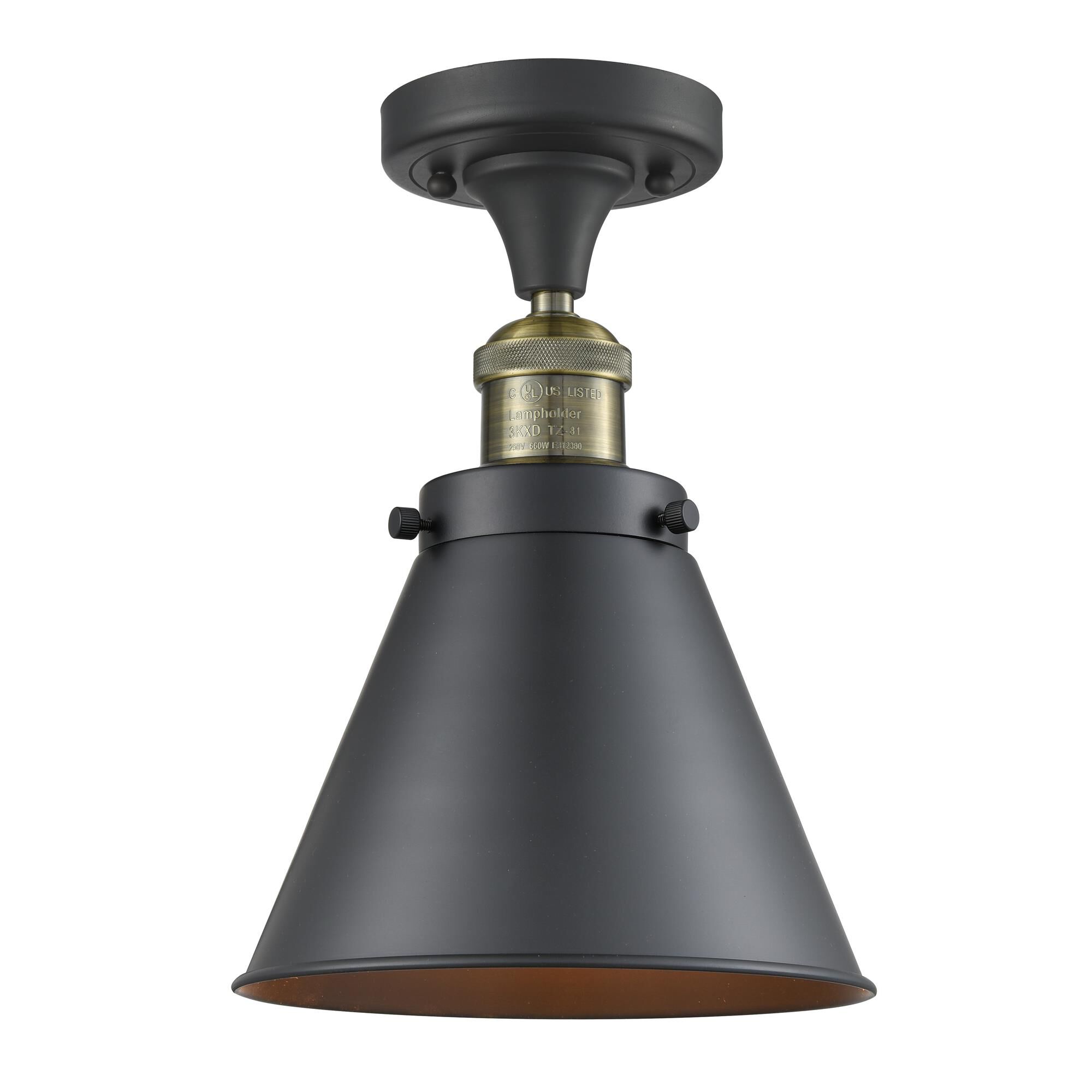 Shown in Black Antique Brass finish