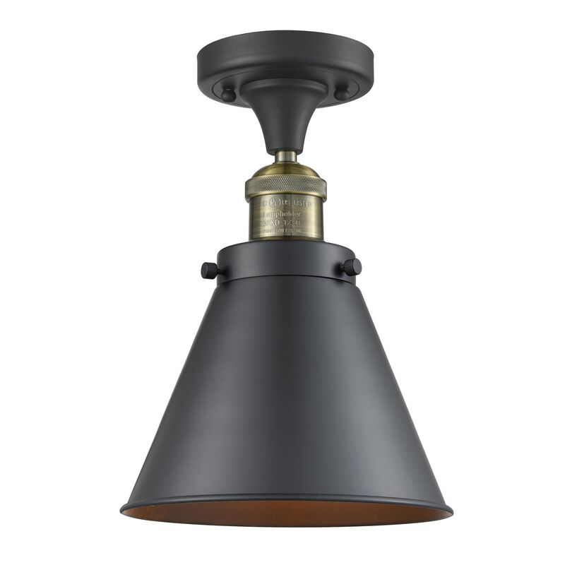Bruno Marashlian Appalachian 8 Inch 1 Light Semi Flush Mount by Innovations Lighting