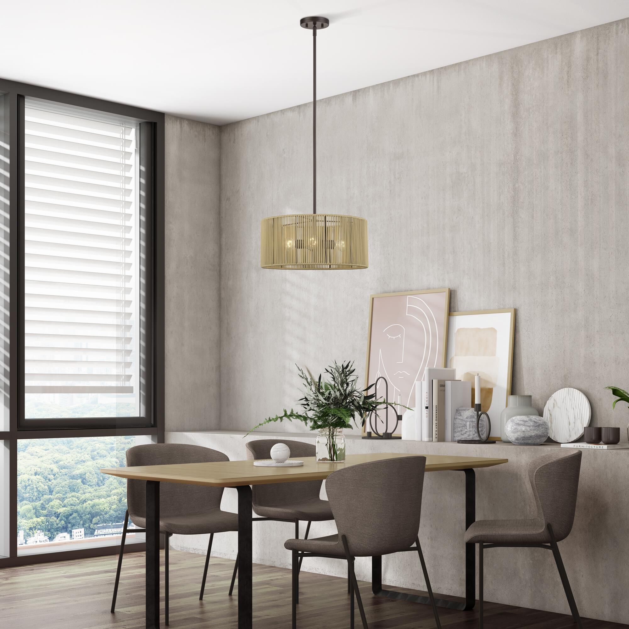 Acordia 18 Inch Large Pendant by Livex Lighting