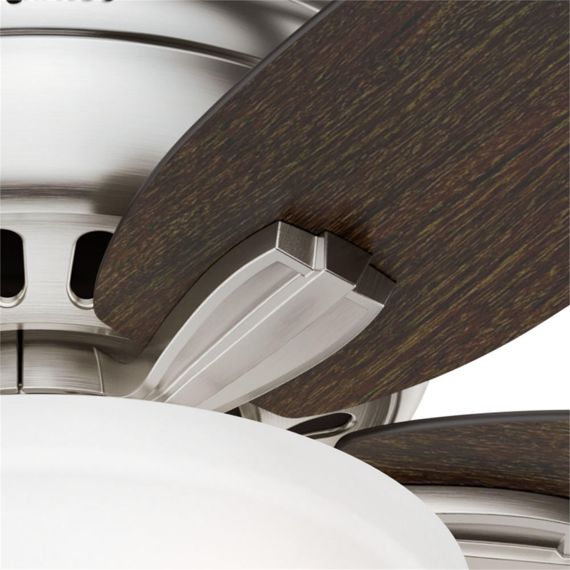 Newsome 42 Inch Flush Mount Fan with Light Kit,