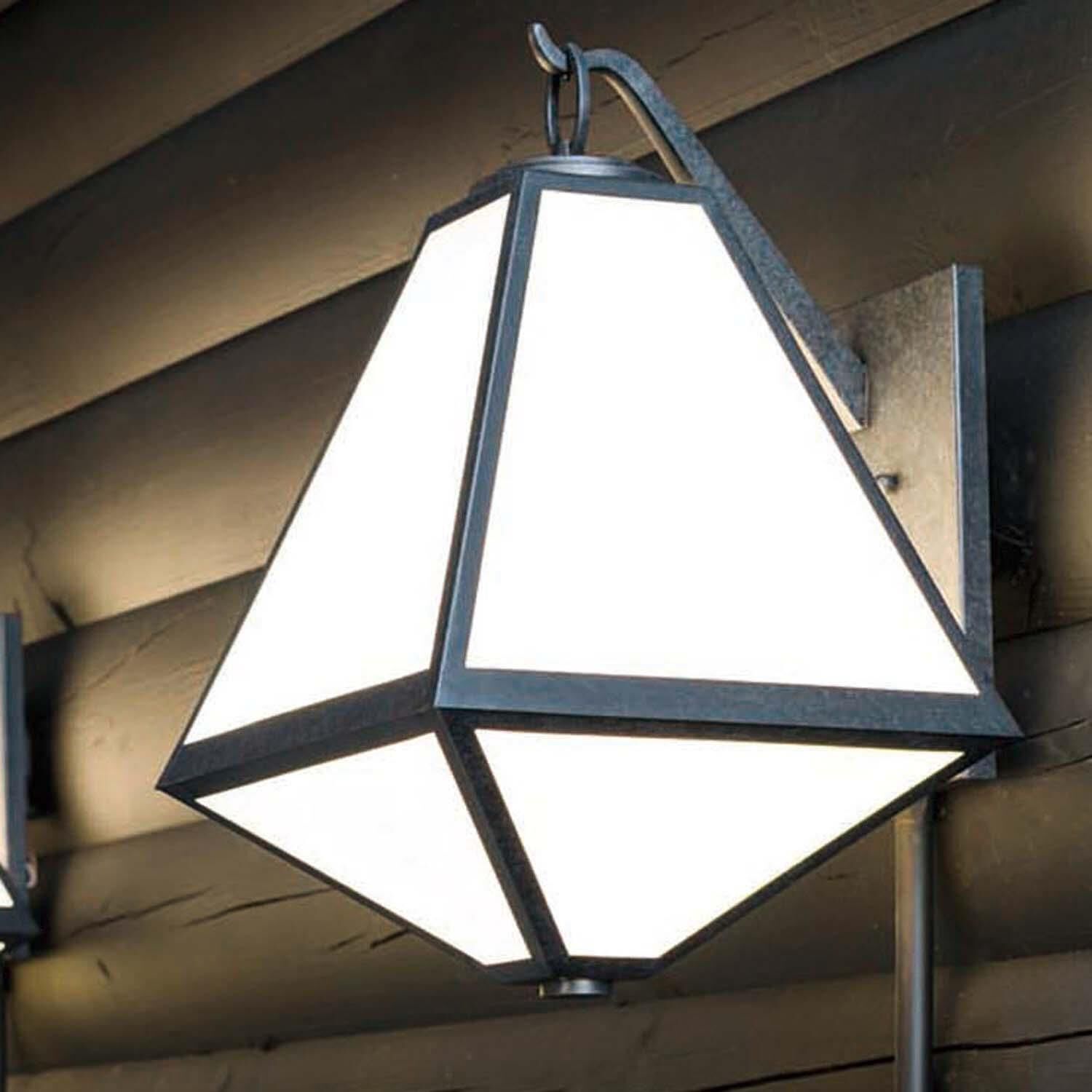 Brian Patrick Flynn Glacier 21 Inch Tall 3 Light Outdoor Wall Light by Crystorama