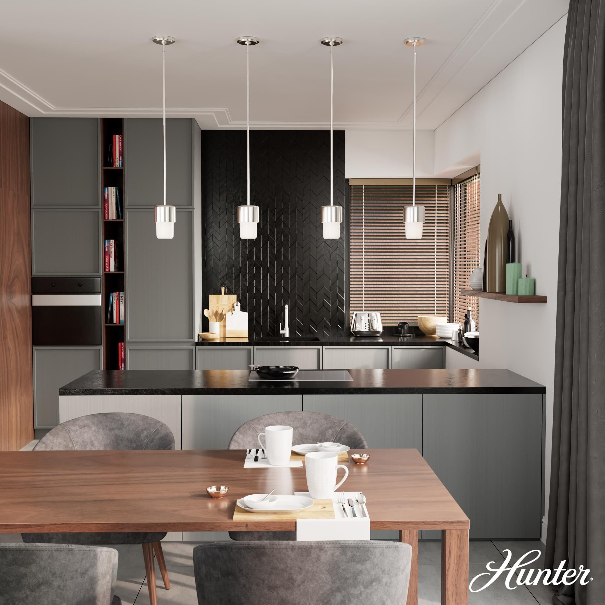 Shown in Brushed Nickel finish