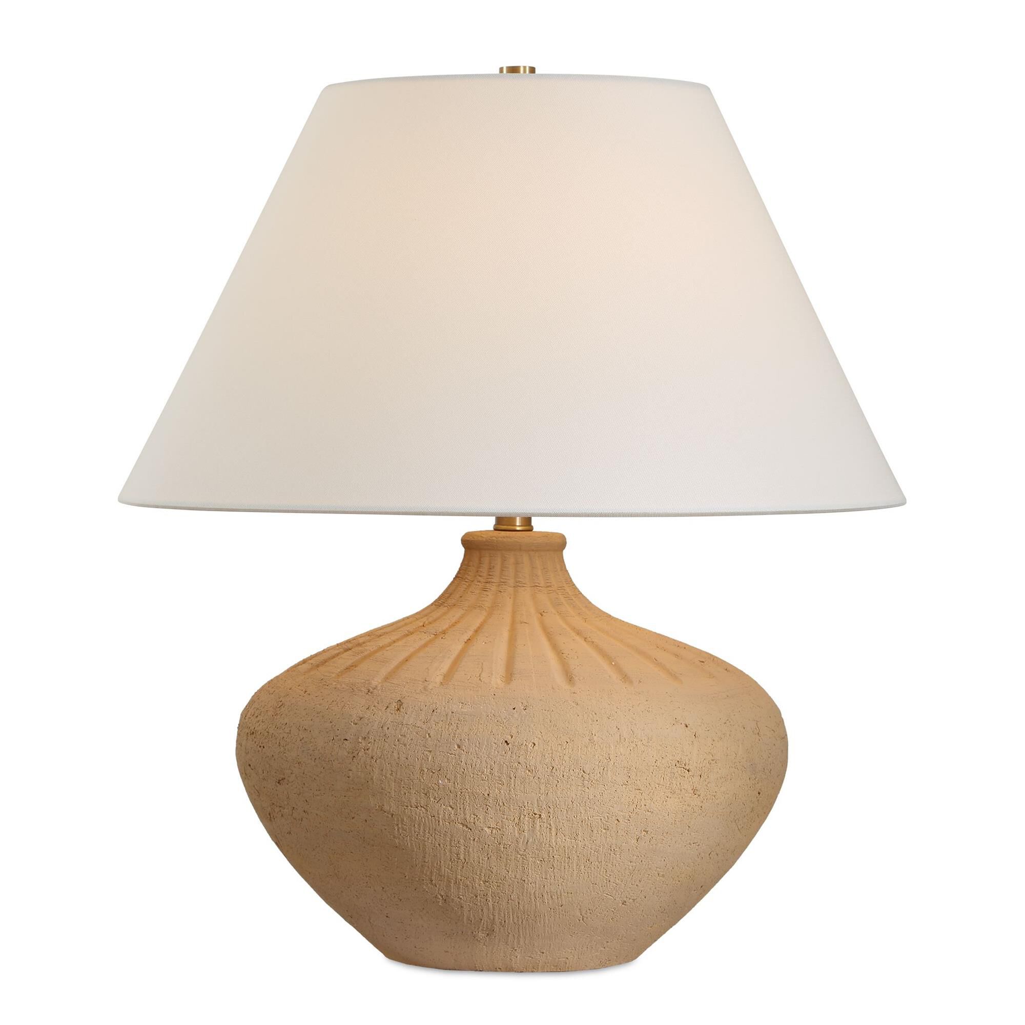 Shown in Brown finish and Round Hardback Rolled Edge shade