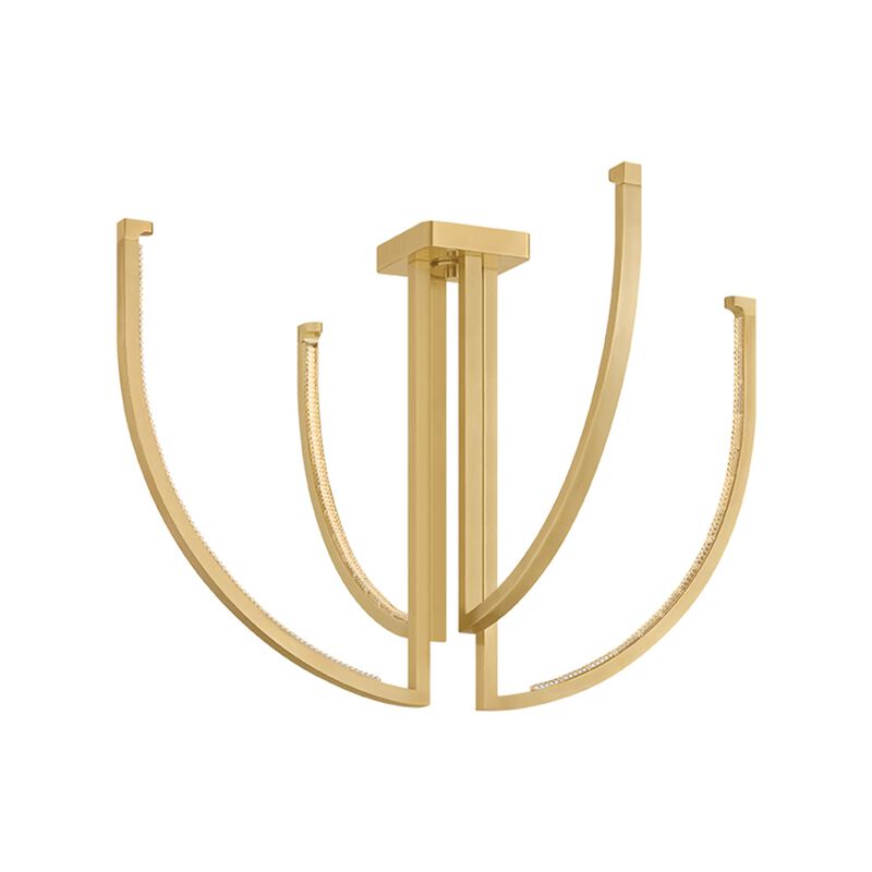 Frankfurt 36 Inch 4 Light Semi Flush Mount by Corbett Lighting