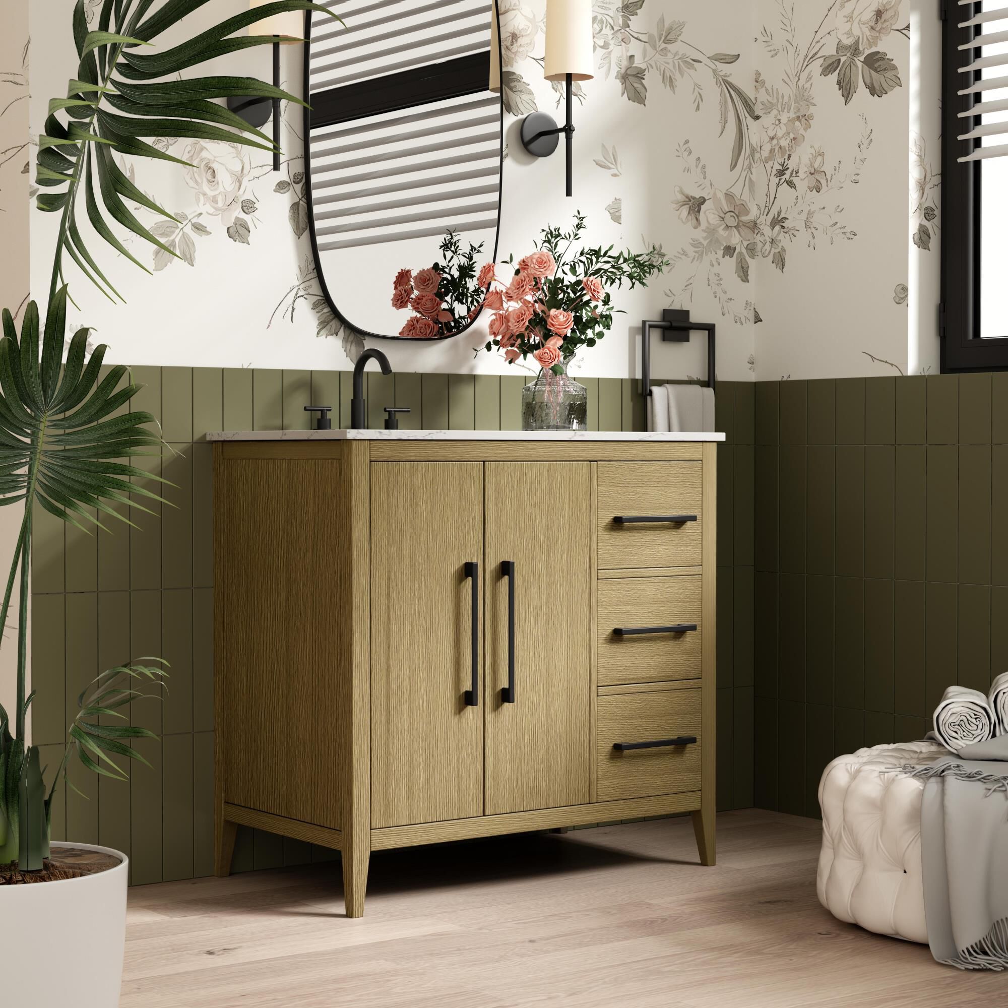 Shown in Honey Brown finish