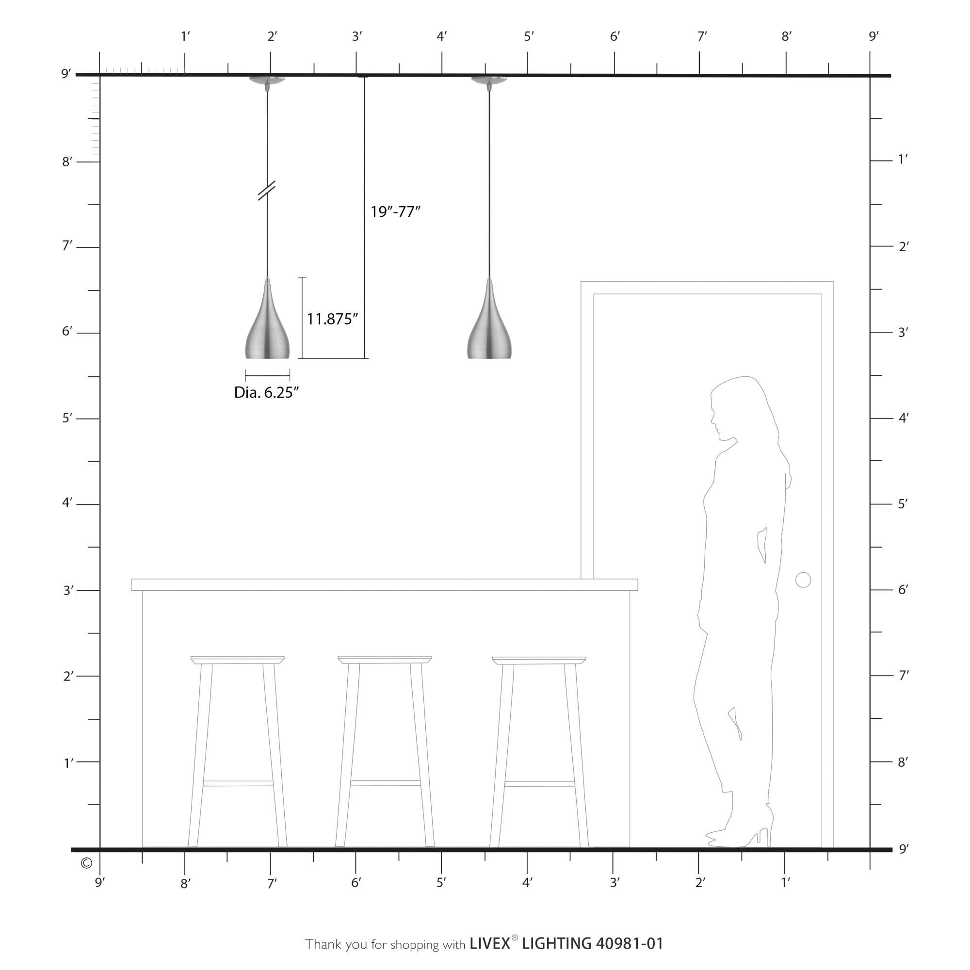 Shown in Antique Brass finish and Antique Brass with White Inside shade