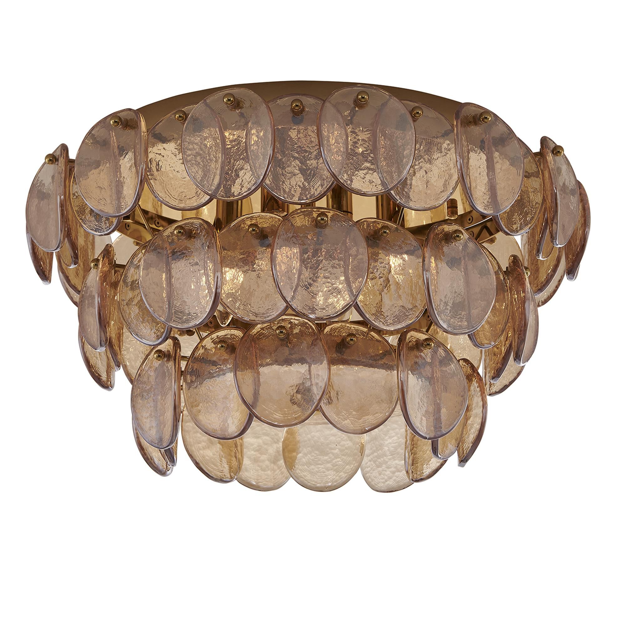Uroko 20 Inch Flush Mount by Kalco Lighting