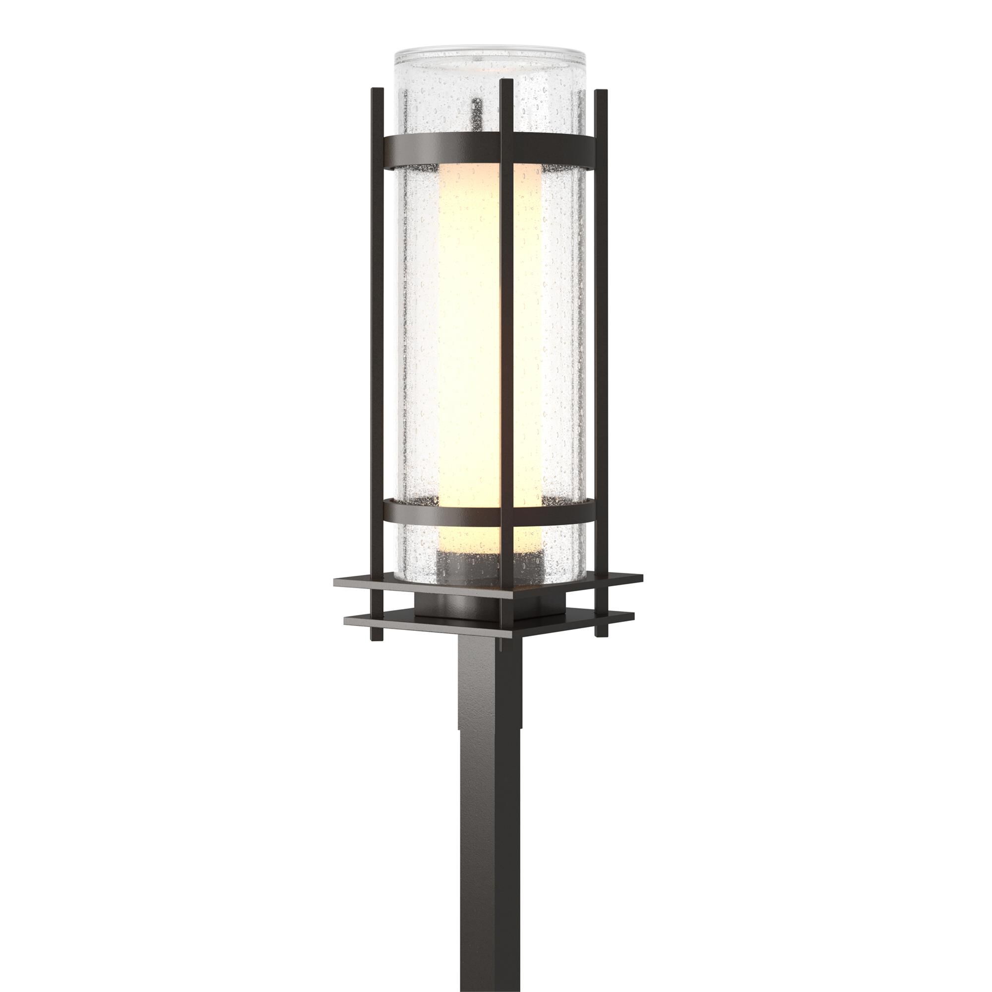 Shown in Coastal Oil Rubbed Bronze finish and Opal And Seeded glass