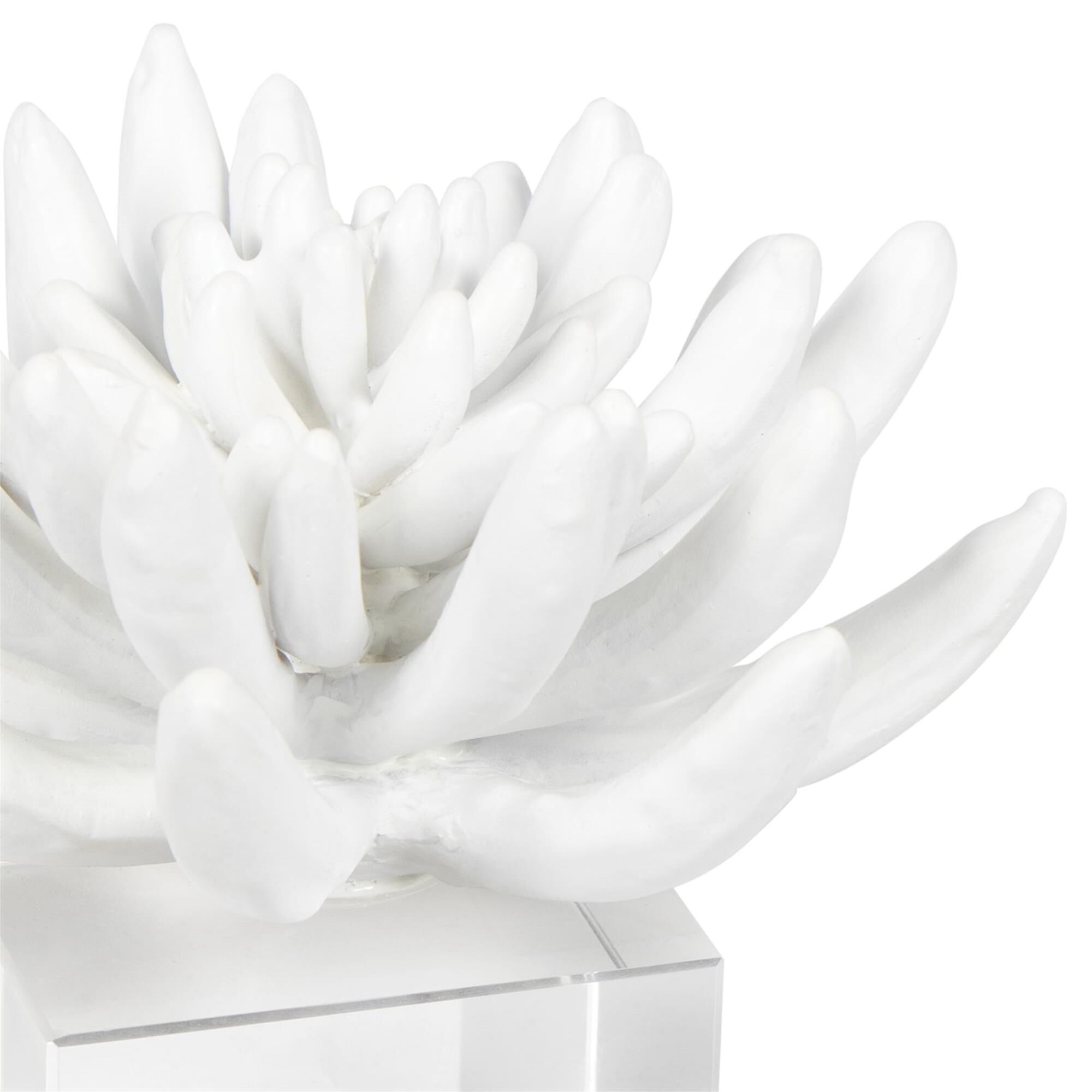 Shown in White finish and - None - shade