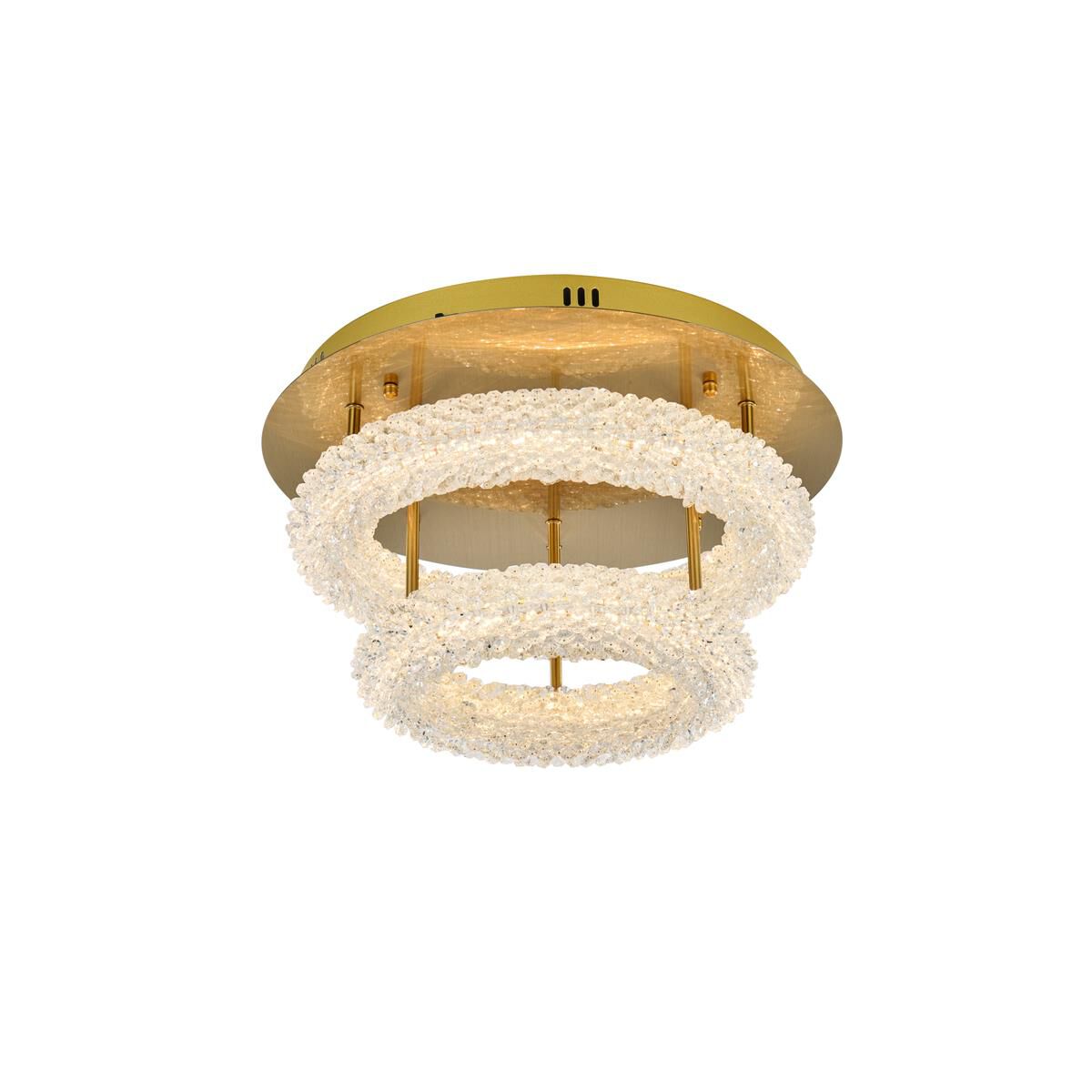 Bowen 18 Inch Semi Flush Mount by Elegant Lighting