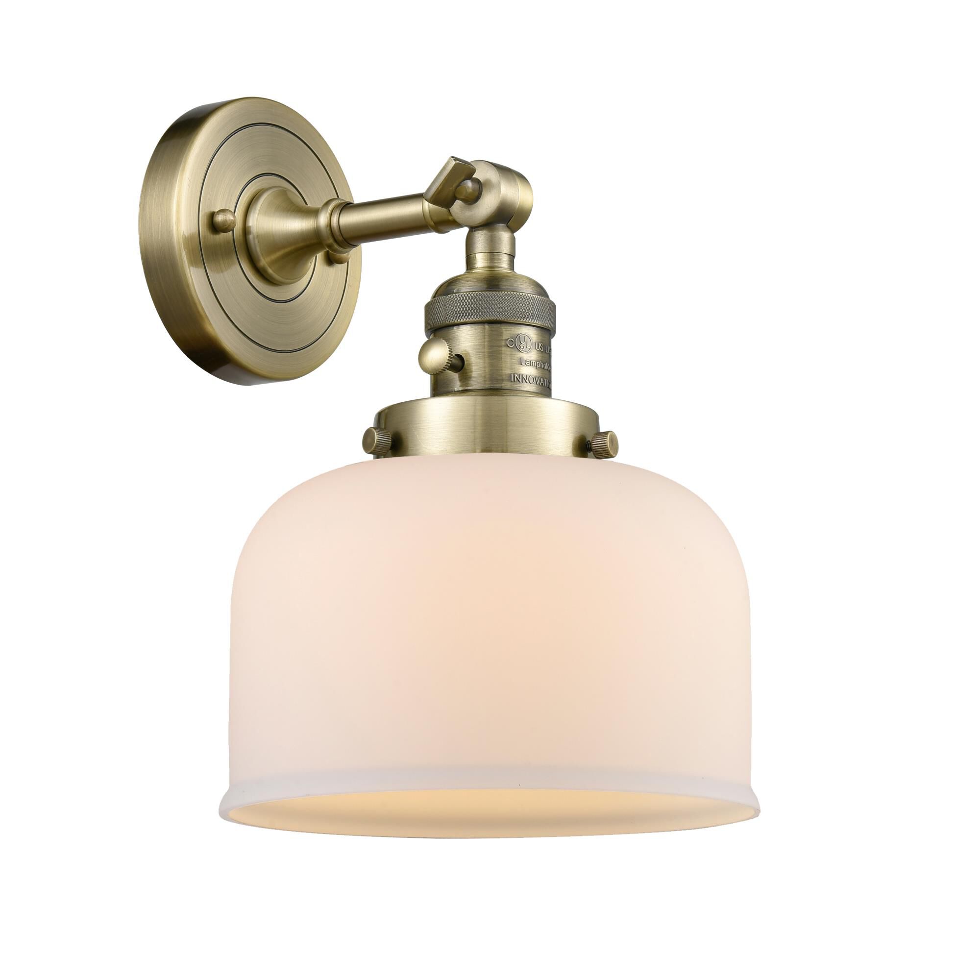 Bruno Marashlian Large Bell 12 Inch Wall Sconce by Innovations Lighting