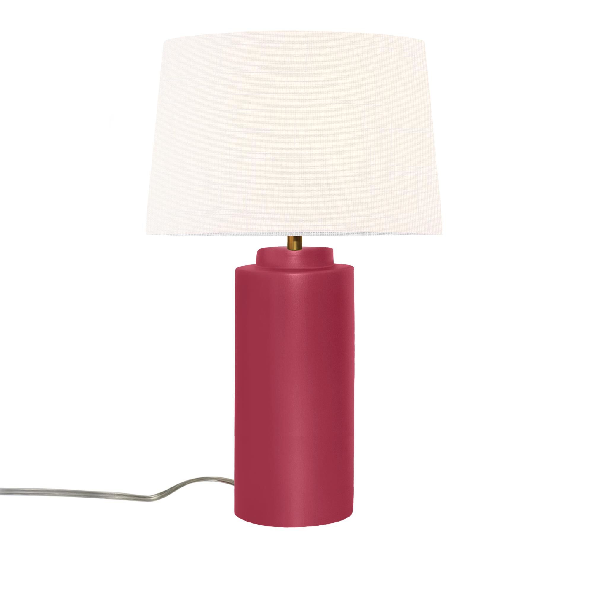 Shown in Cerise finish and White shade