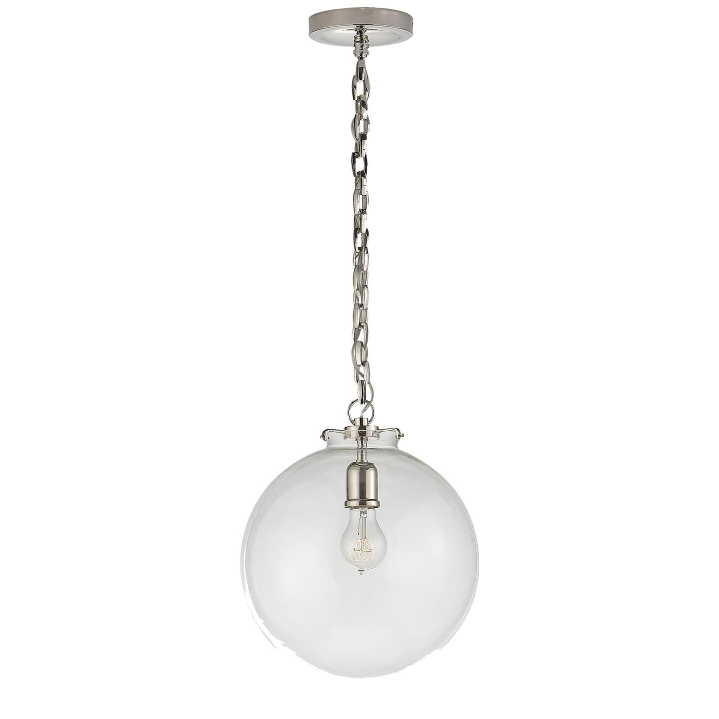 Visual Comfort Signature Collection Thomas O'Brien Katie 12 Inch Mini Pendant