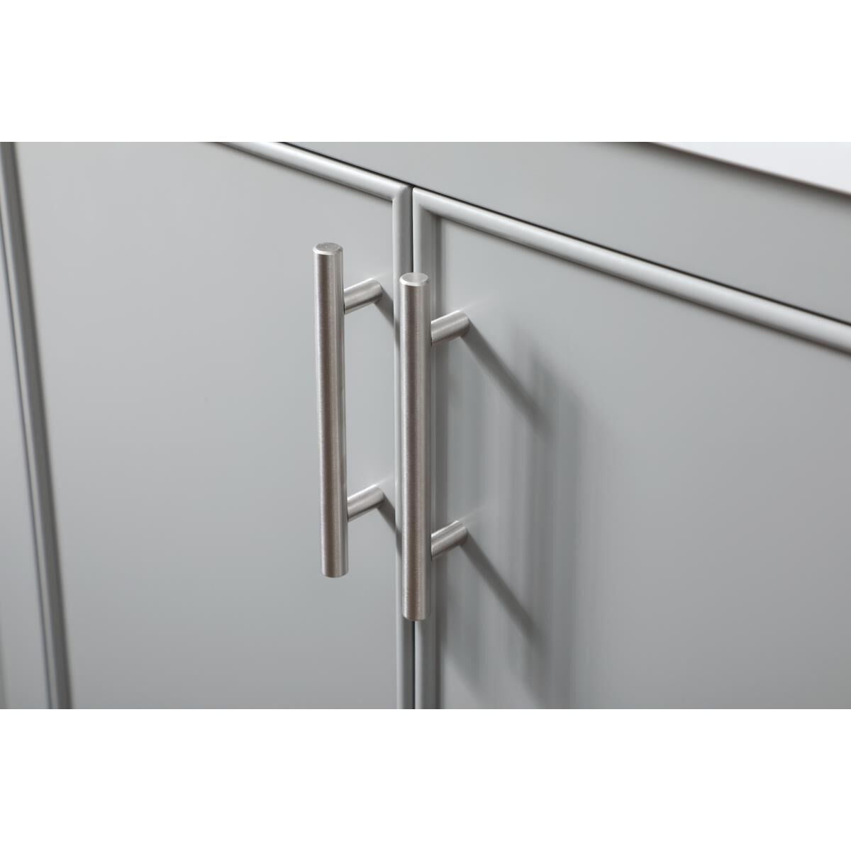 Shown in Grey finish