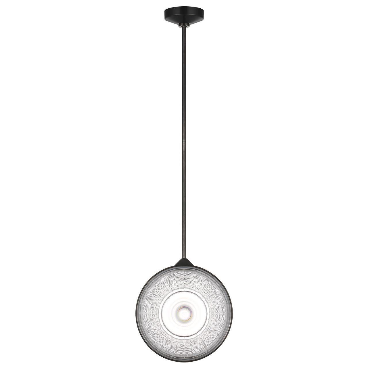 Shown in Bronze finish and Clear crystal