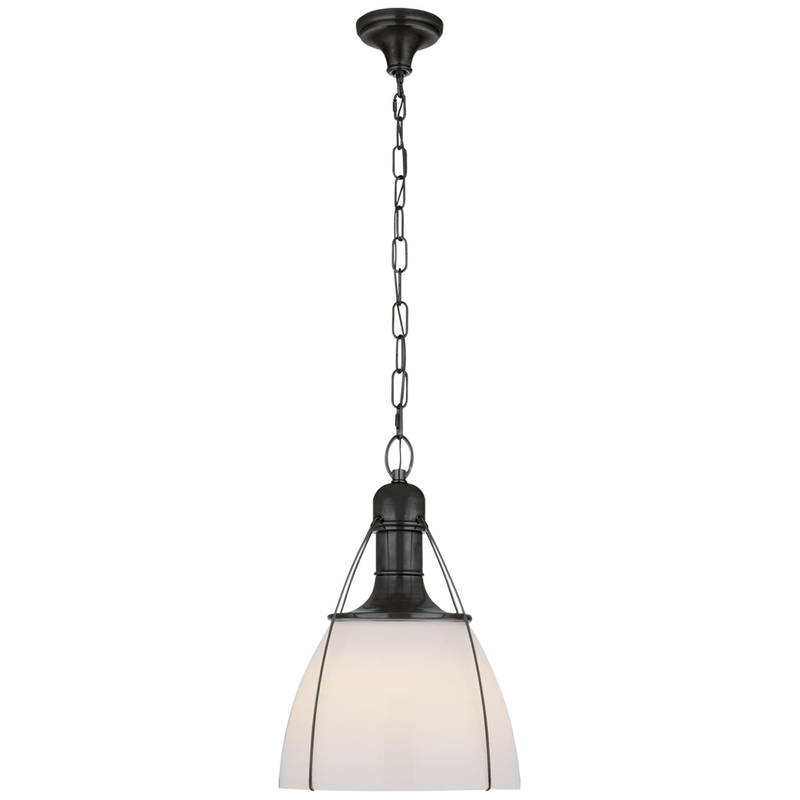 Visual Comfort Signature Collection Chapman & Myers Prestwick 18 Inch Large Pendant