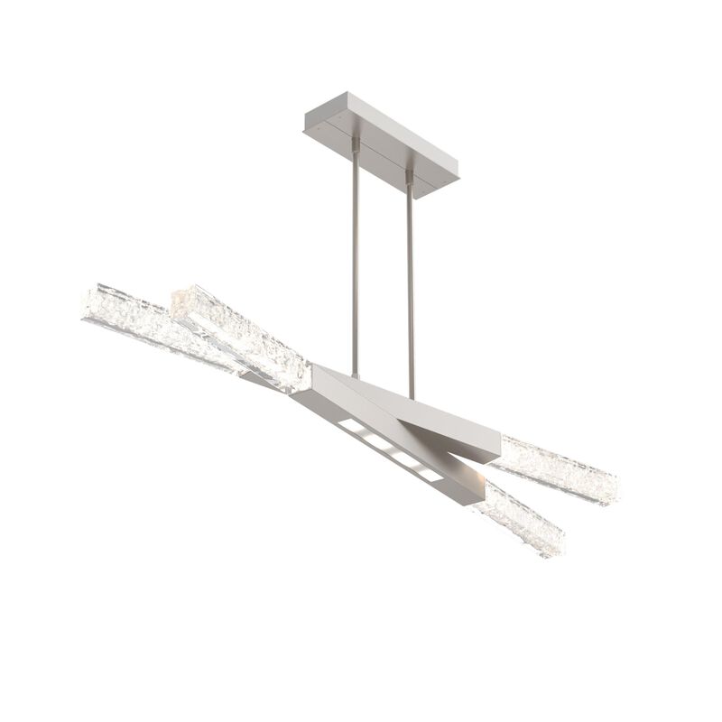 Glacier 51 Inch 8 Light Linear Chandelier by Hammerton Studio