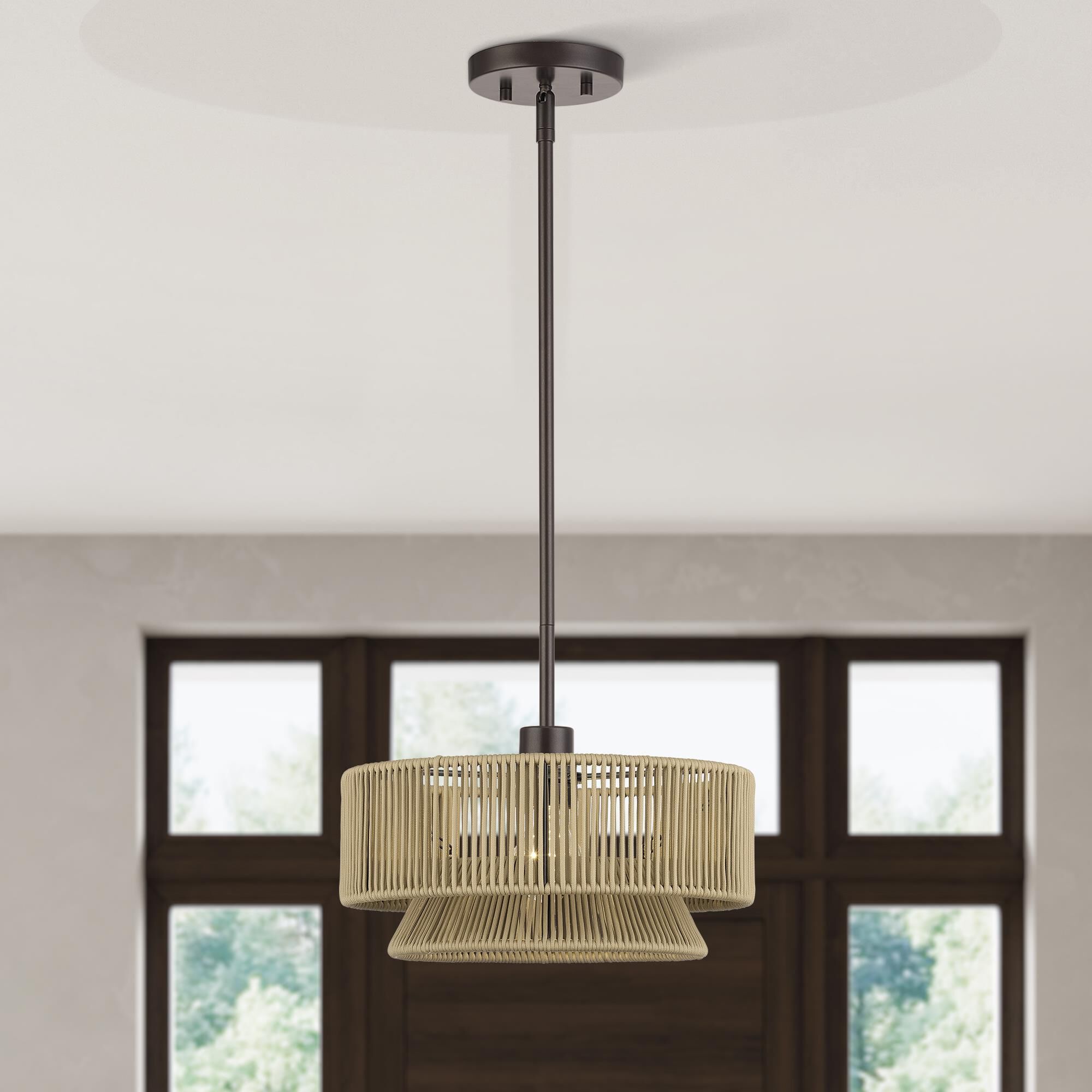 Florell 13 Inch Large Pendant by Livex Lighting