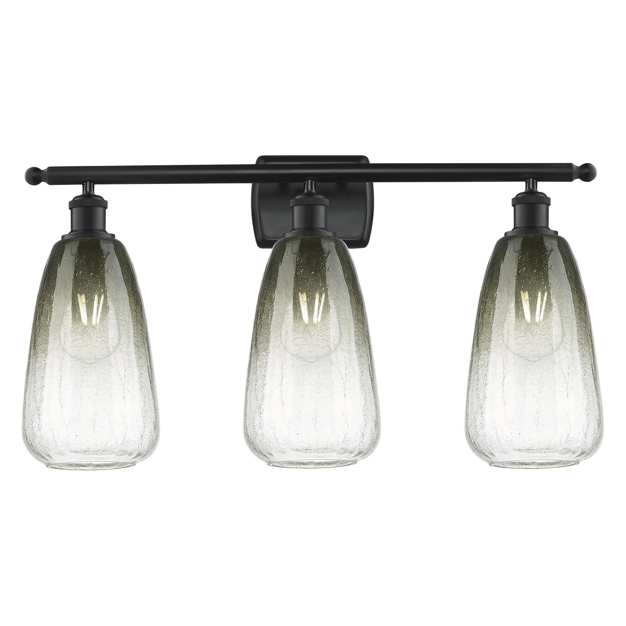 Shown in Matte Black finish and Slate glass