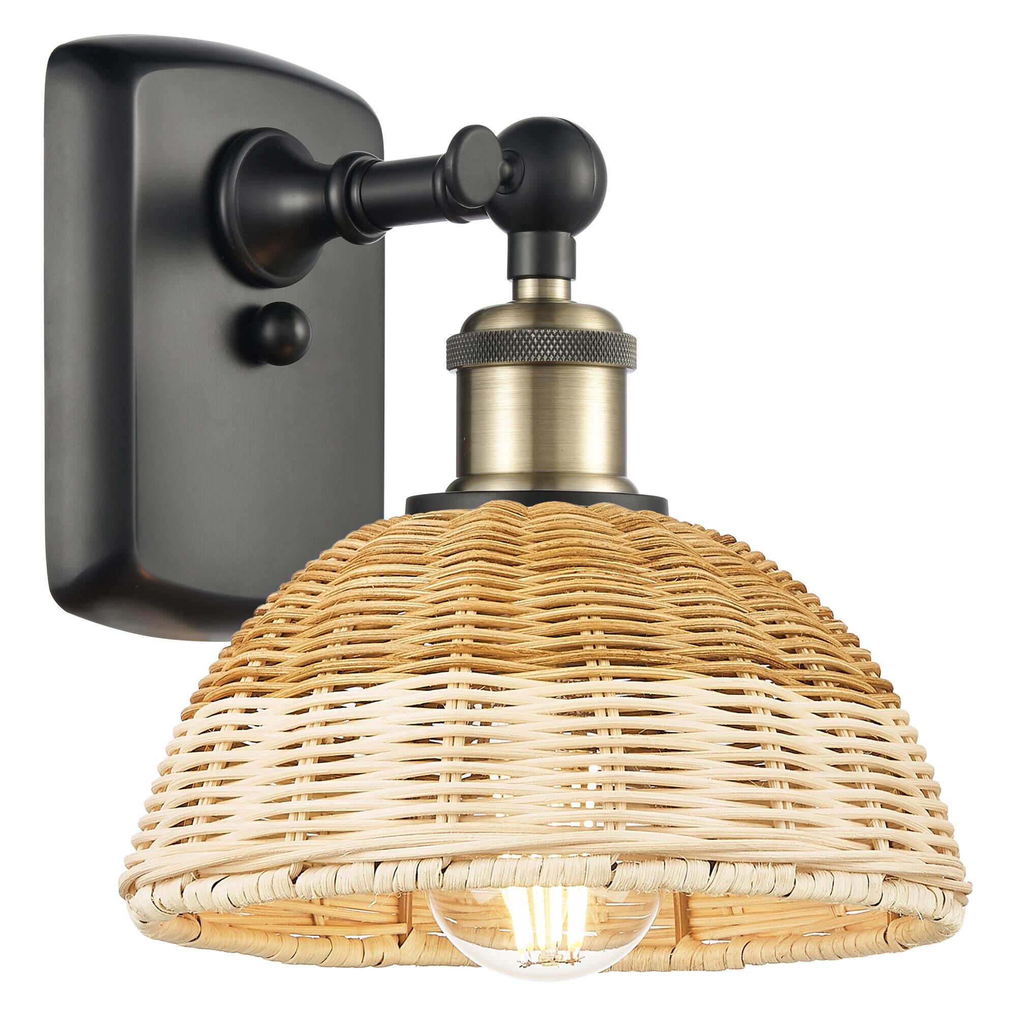 Bruno Marashlian Bristol Natural II 8 Inch Wall Sconce by Innovations Lighting