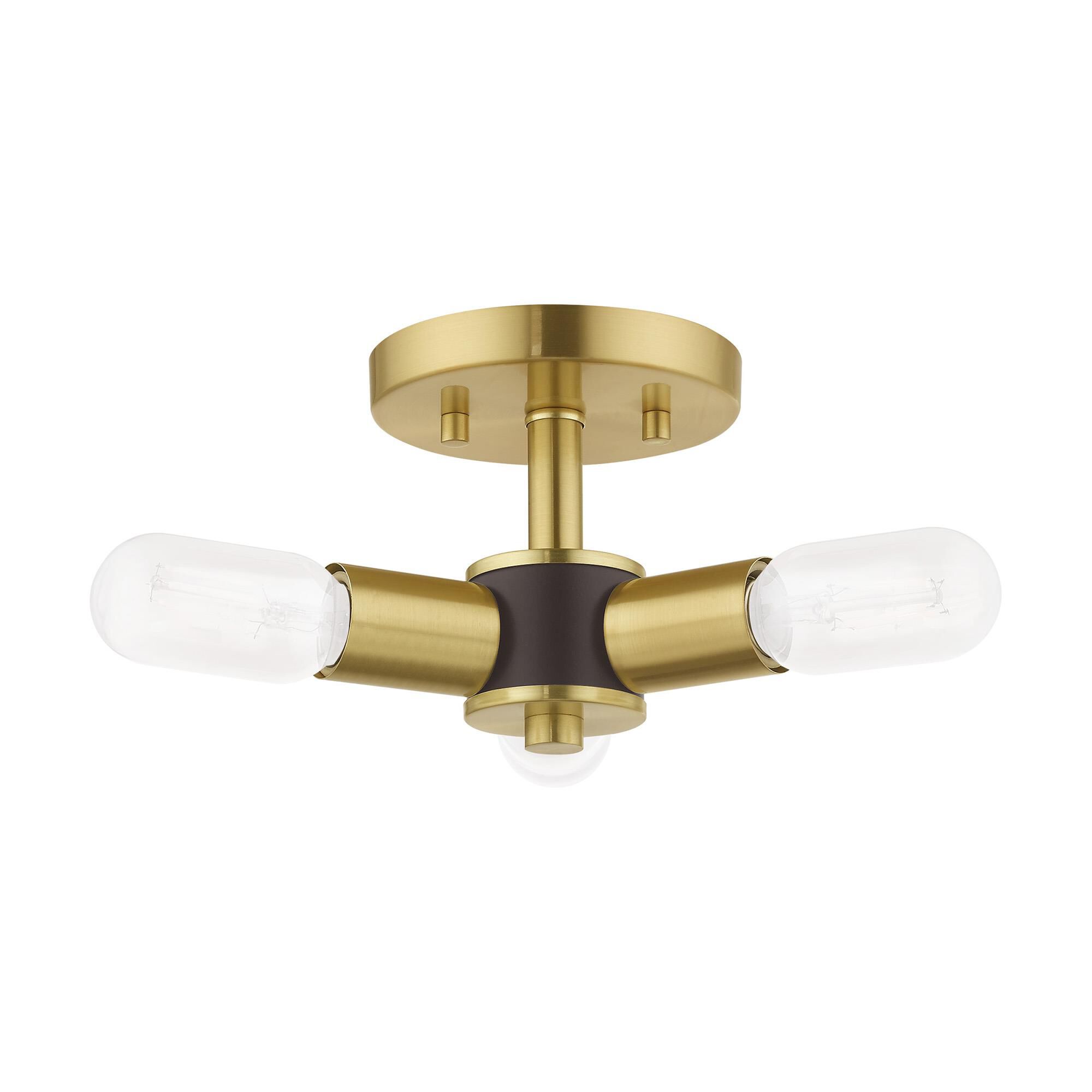 Copenhagen 3 Light Semi Flush Mount by Livex Lighting
