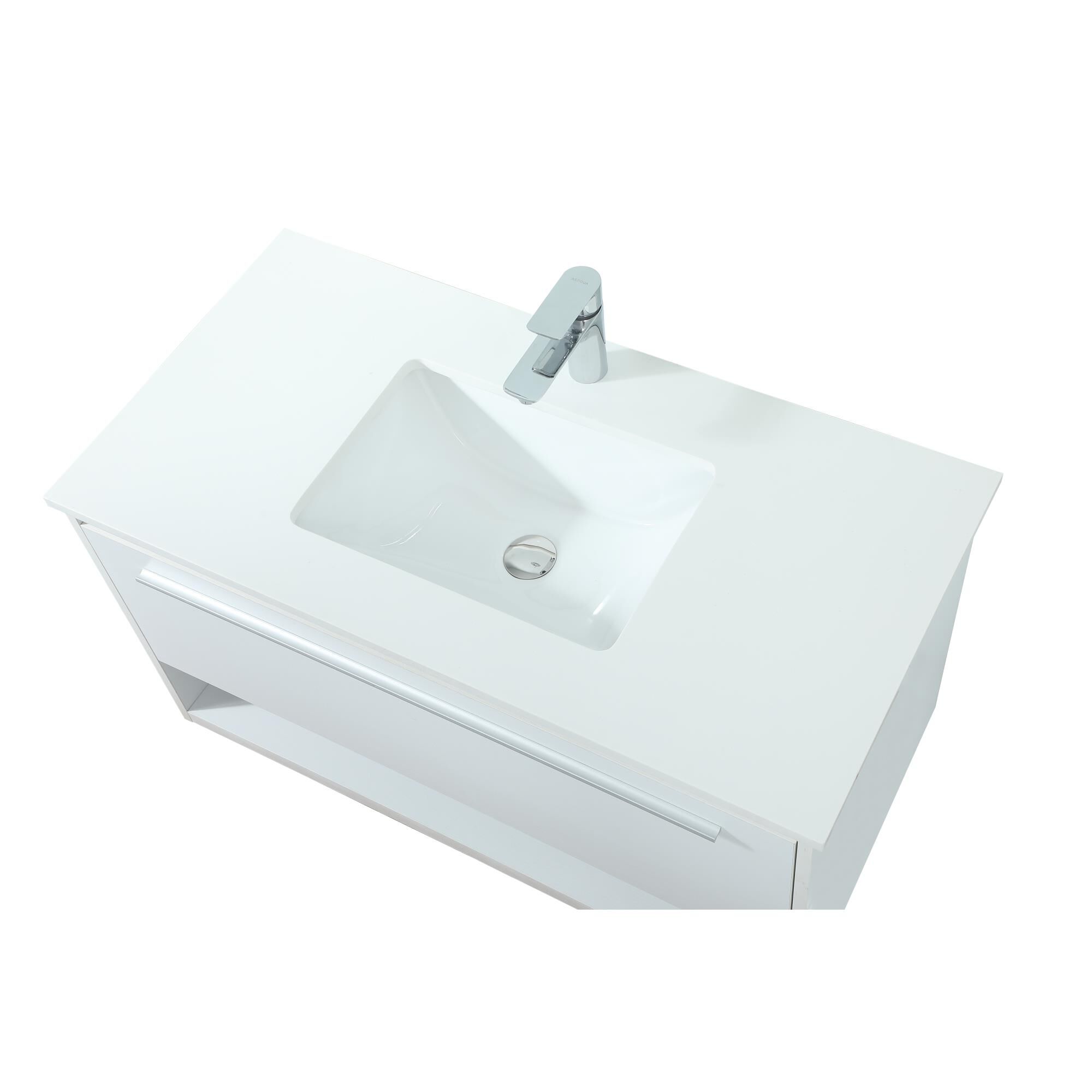 Shown in White finish