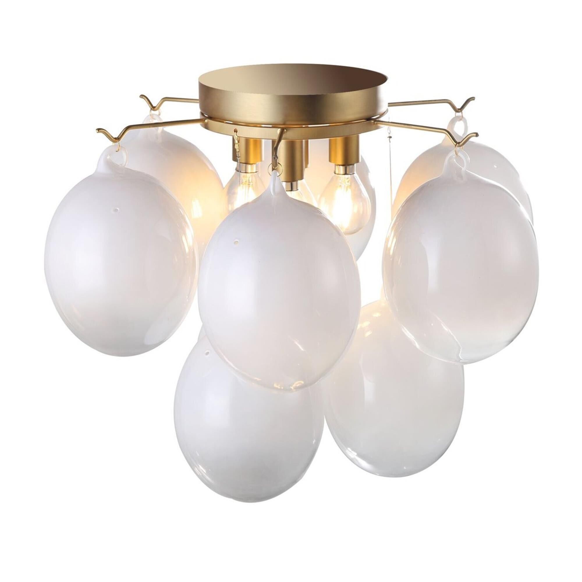 Globo 16 Inch Semi Flush Mount,