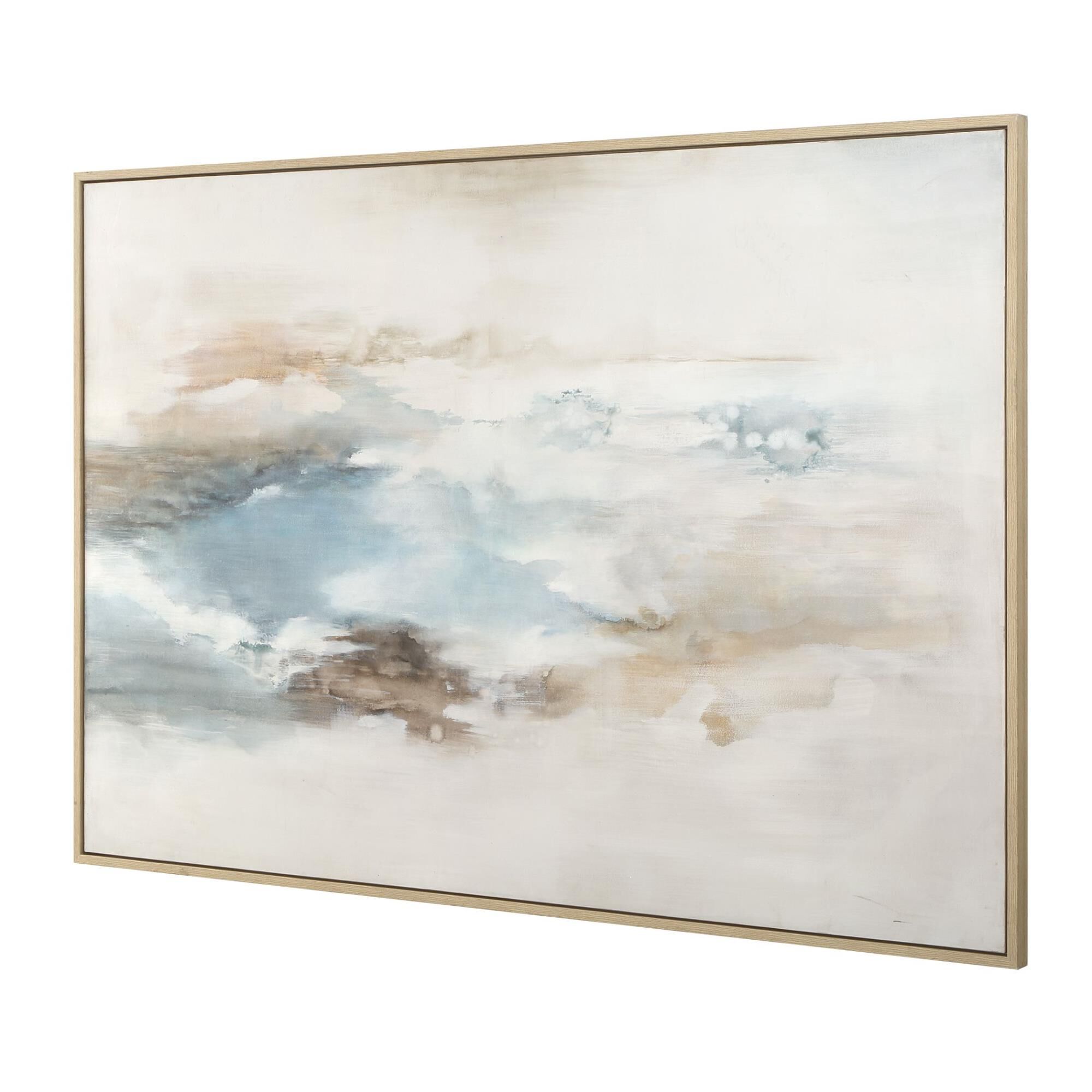 Uttermost Chasing Blue Coastal Canvas Art Painting by Uttermost