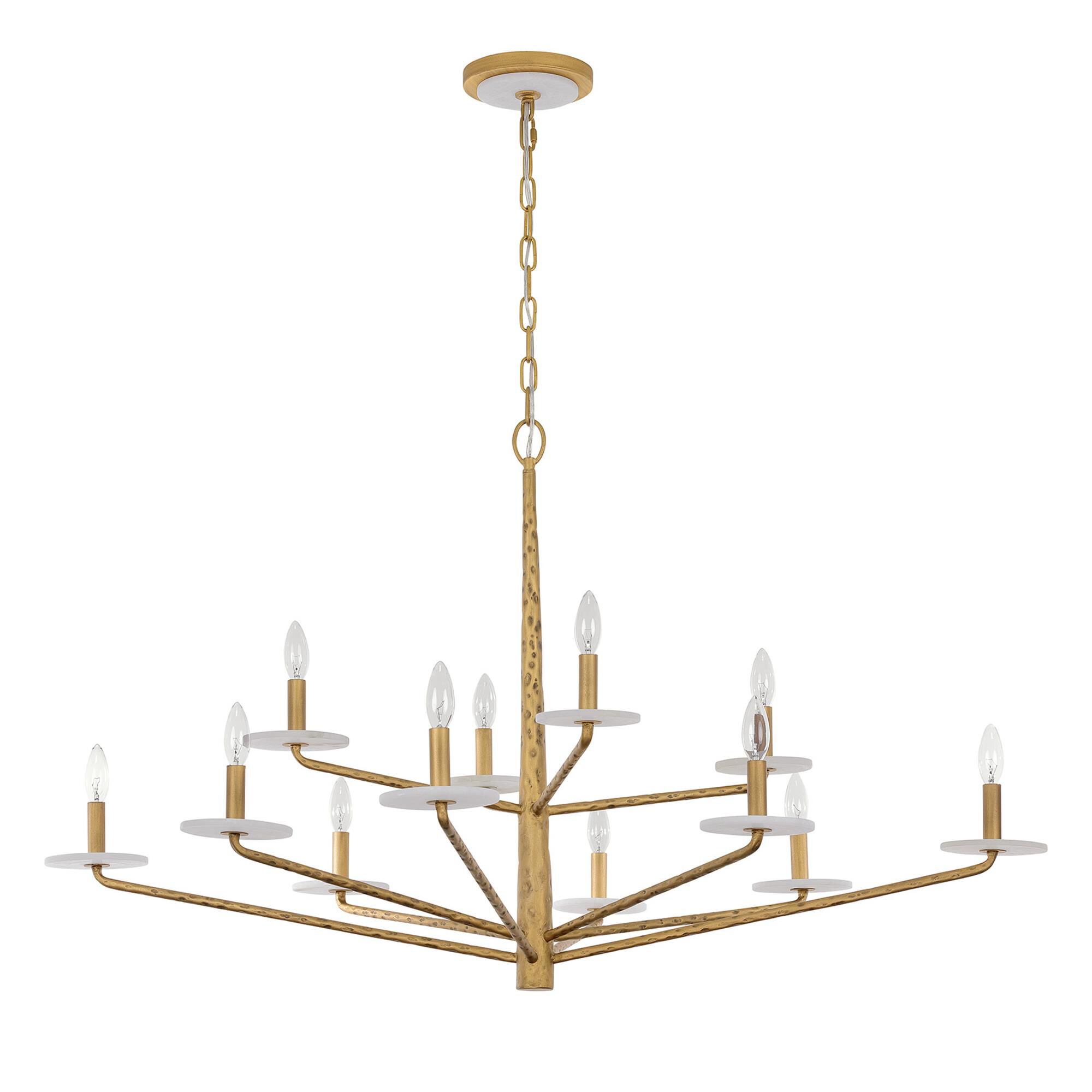 Shown in Distressed Gold finish and Natural Alabaster Stone accent