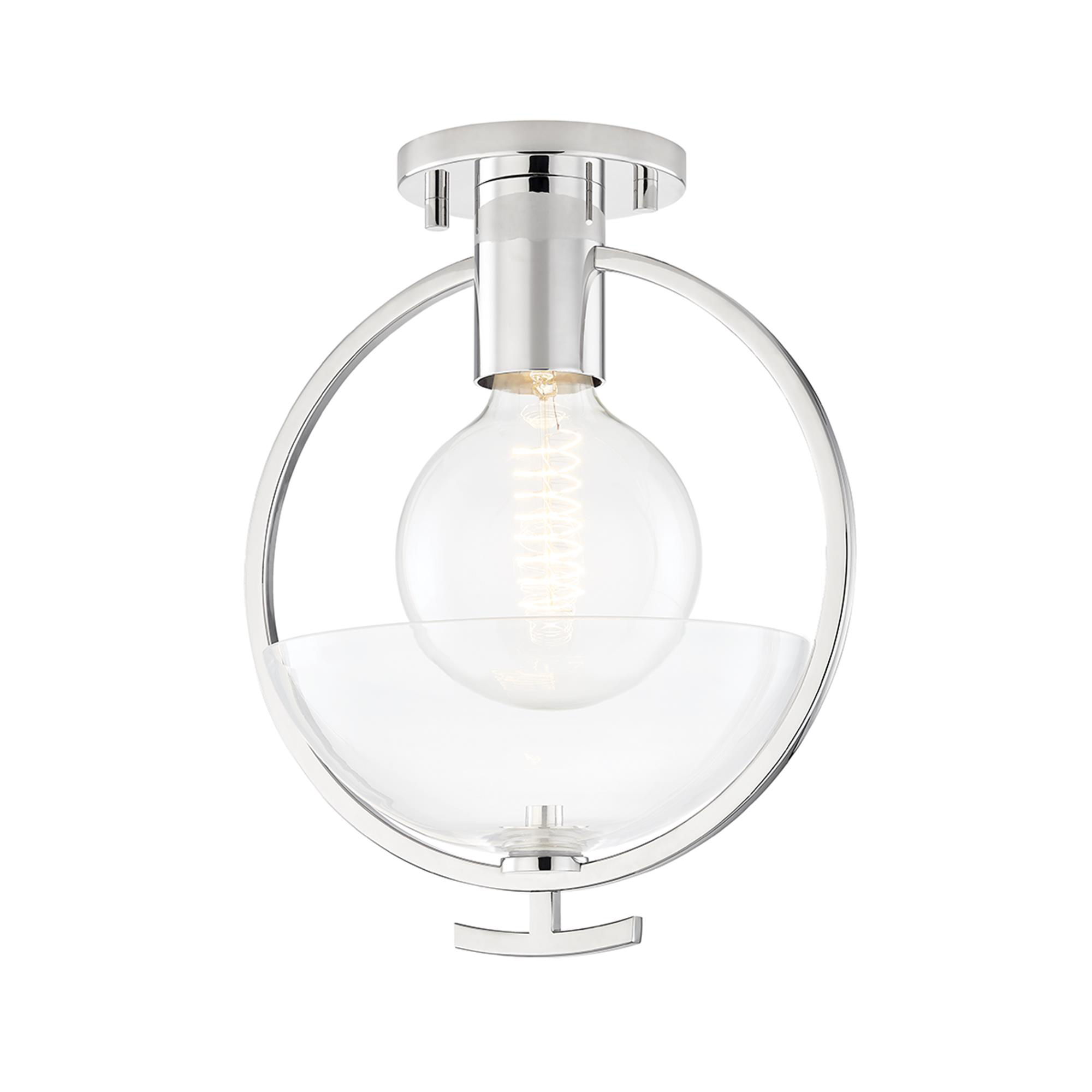 Ringo 10 Inch Semi Flush Mount,