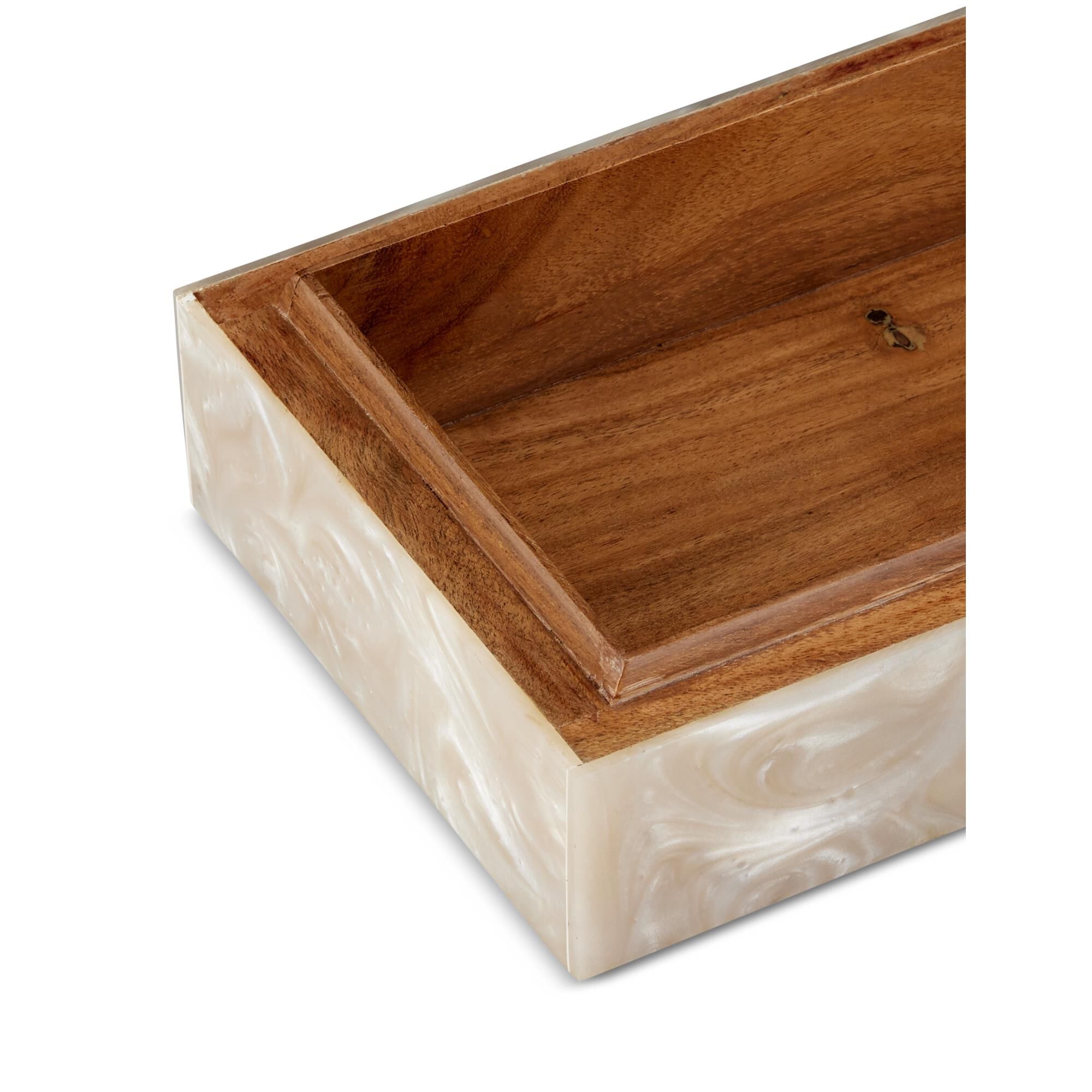 Shown in Ivory and Natural finish