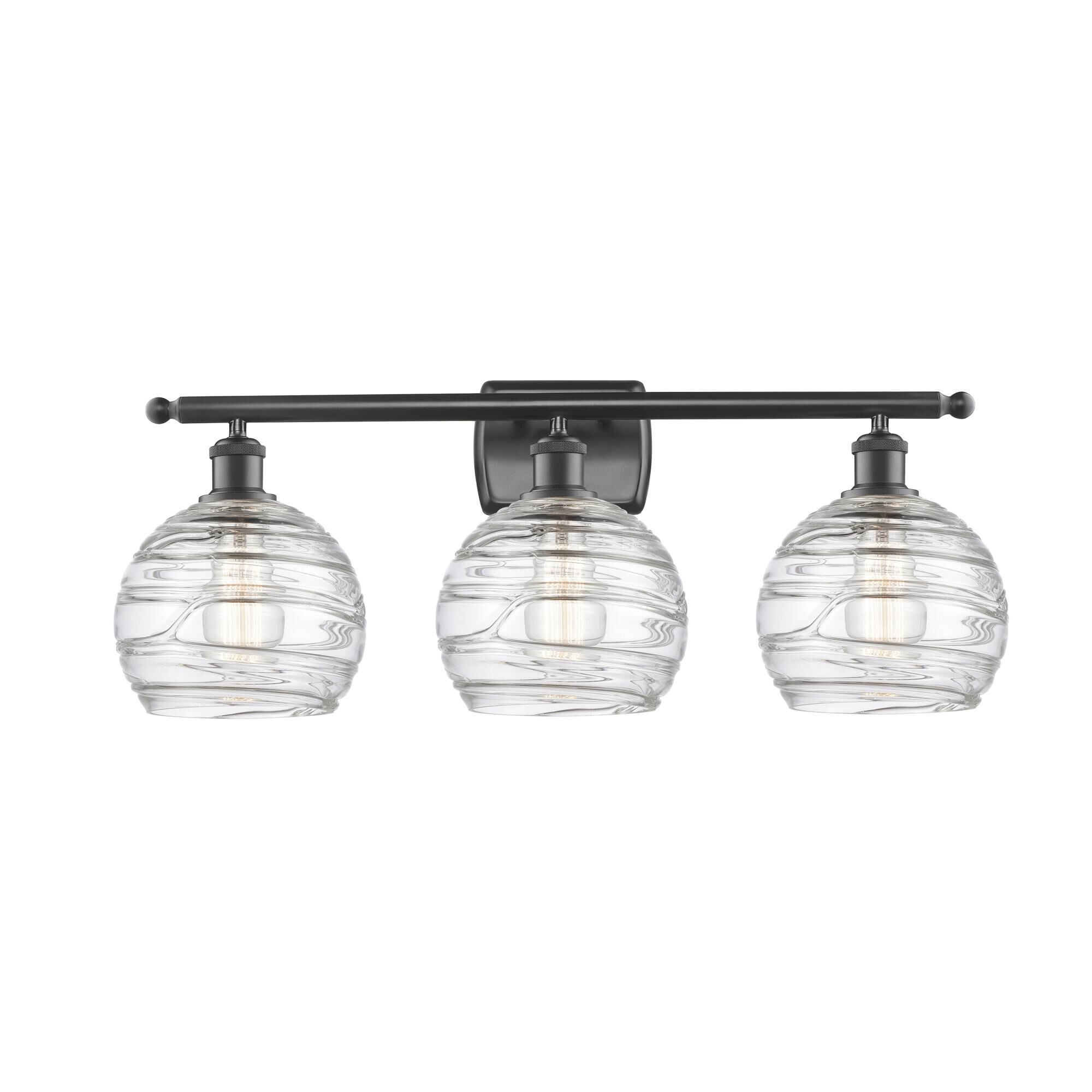 Bruno Marashlian Athens Deco Swirl 28 Inch Bath Vanity Light by Innovations Lighting